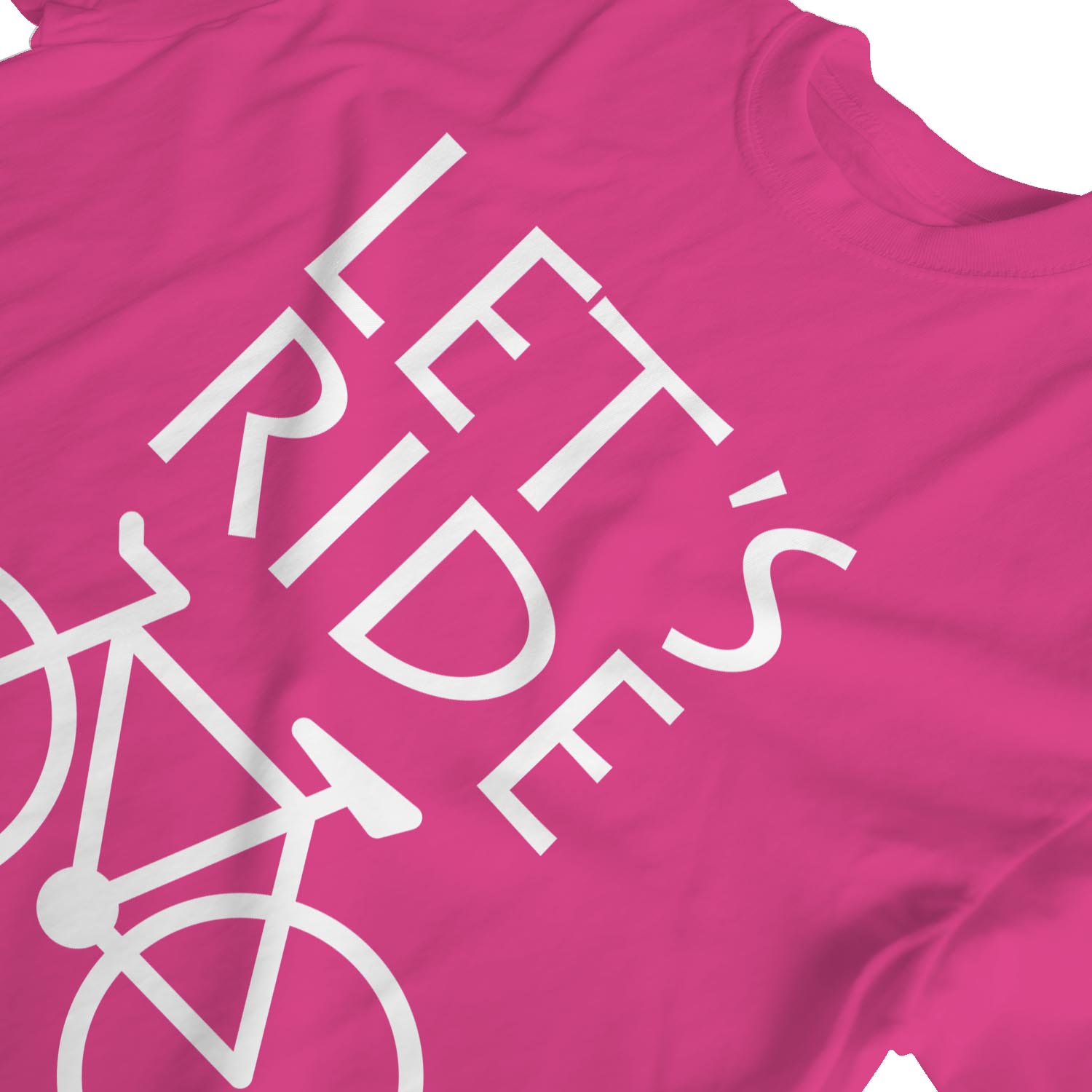 1Tee Damen Let's Ride Radfahrer T-Shirt - Bild 18 von 25