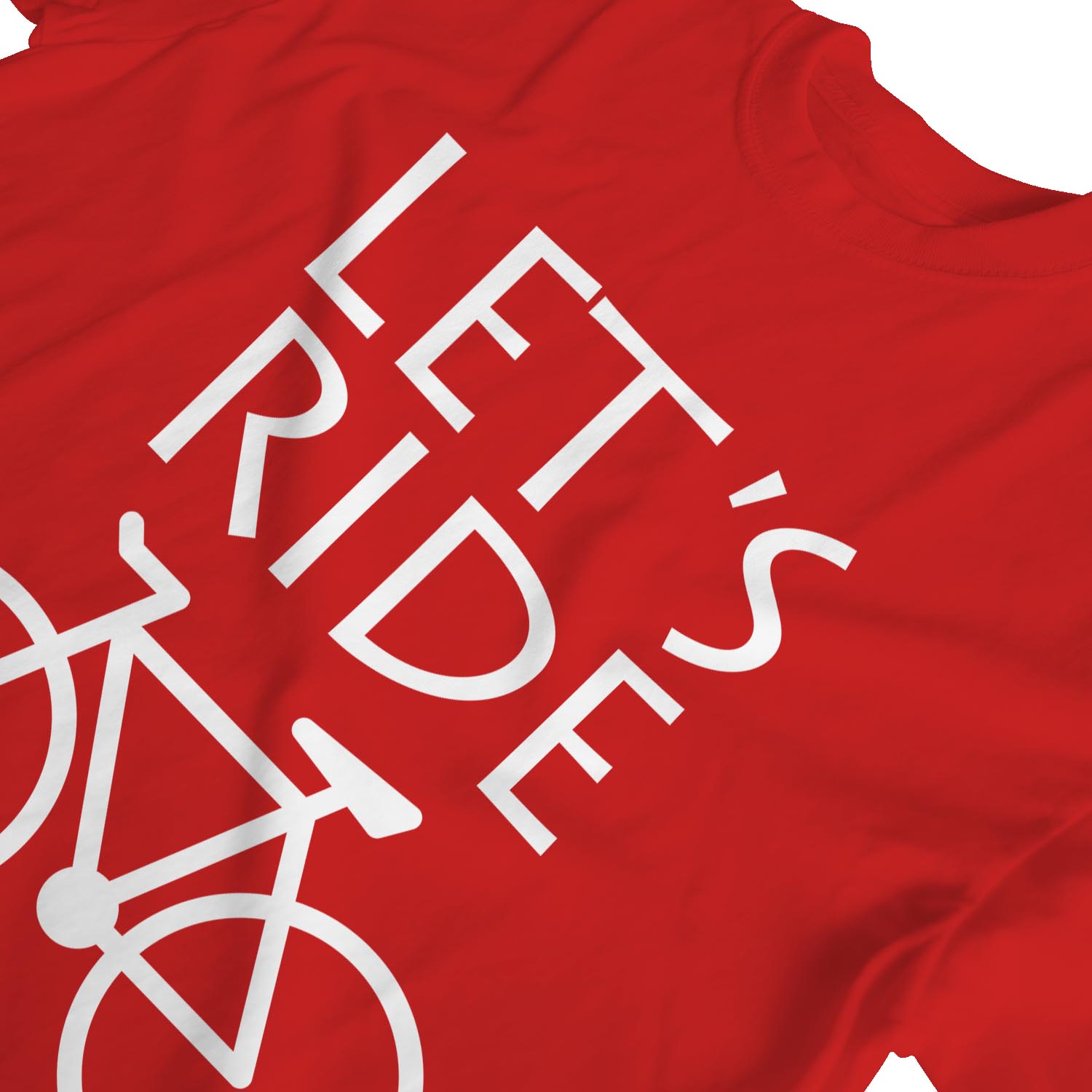 1Tee Damen Let's Ride Radfahrer T-Shirt - Bild 23 von 25