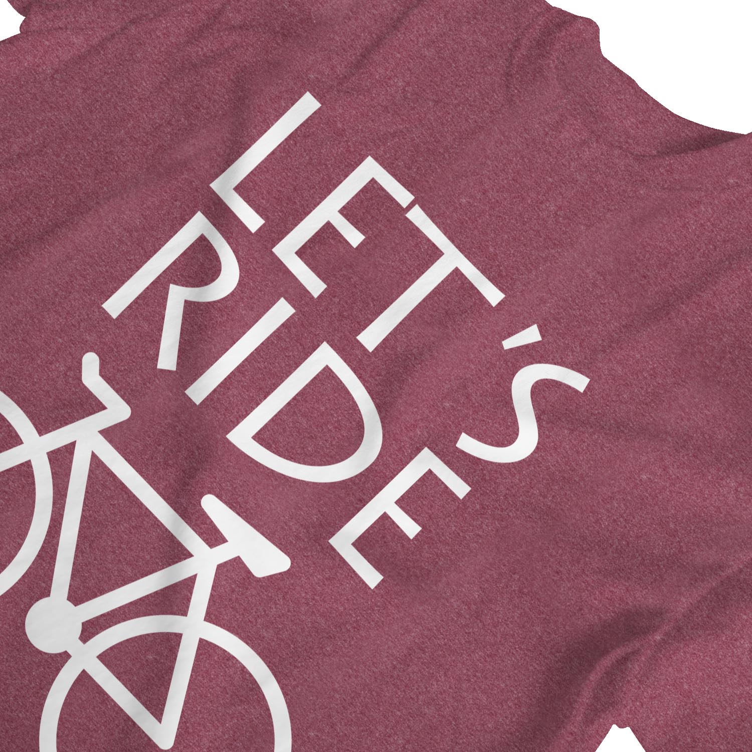 1Tee Damen Let's Ride Radfahrer T-Shirt - Bild 13 von 25