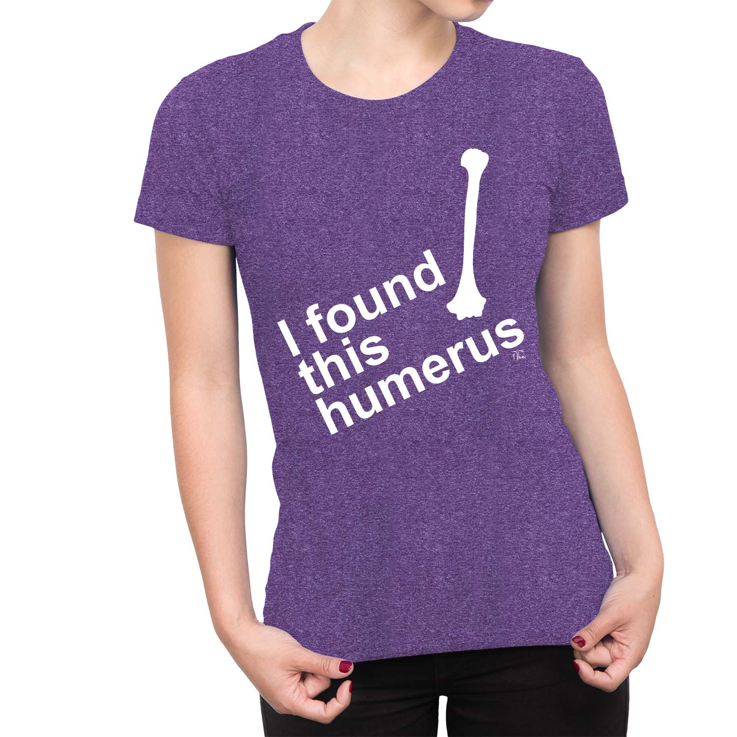 1Tee Damen T-Shirt I Found This Humerus - Bild 11 von 25