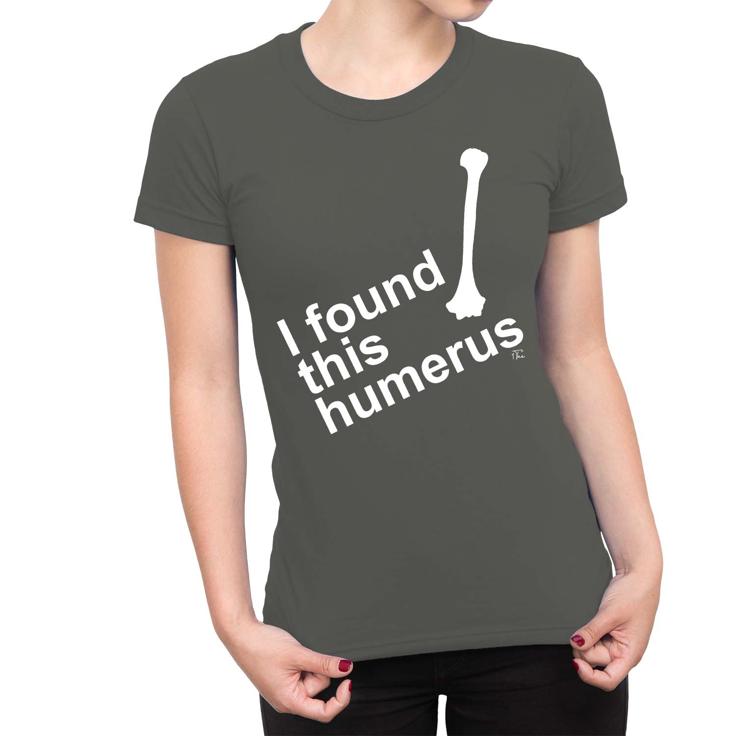 1Tee Damen T-Shirt I Found This Humerus - Bild 16 von 25