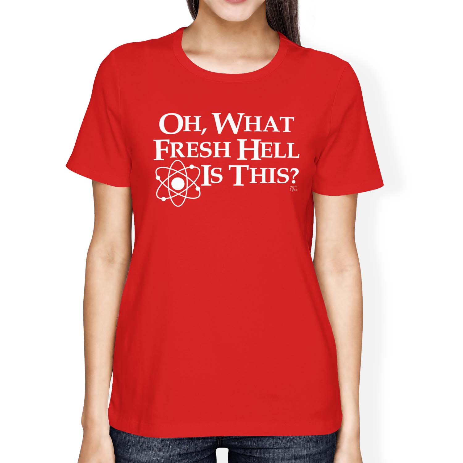 1 T-Shirt Damen lockere Passform Oh What Fresh Hell Is This? T-Shirt - Bild 11 von 15