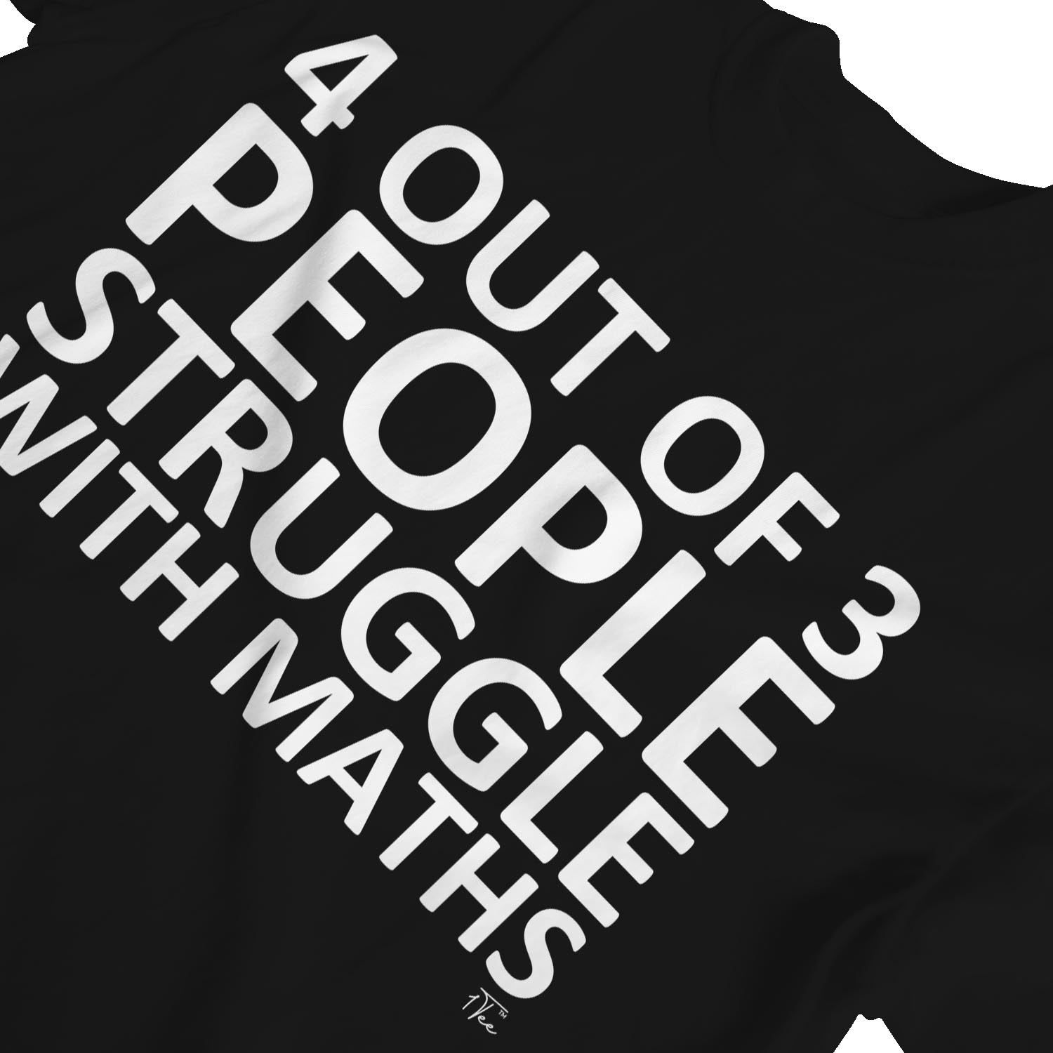 1 T-Shirt Damen 4 von 3 Personen Kampf mit Mathe - Bild 8 von 25