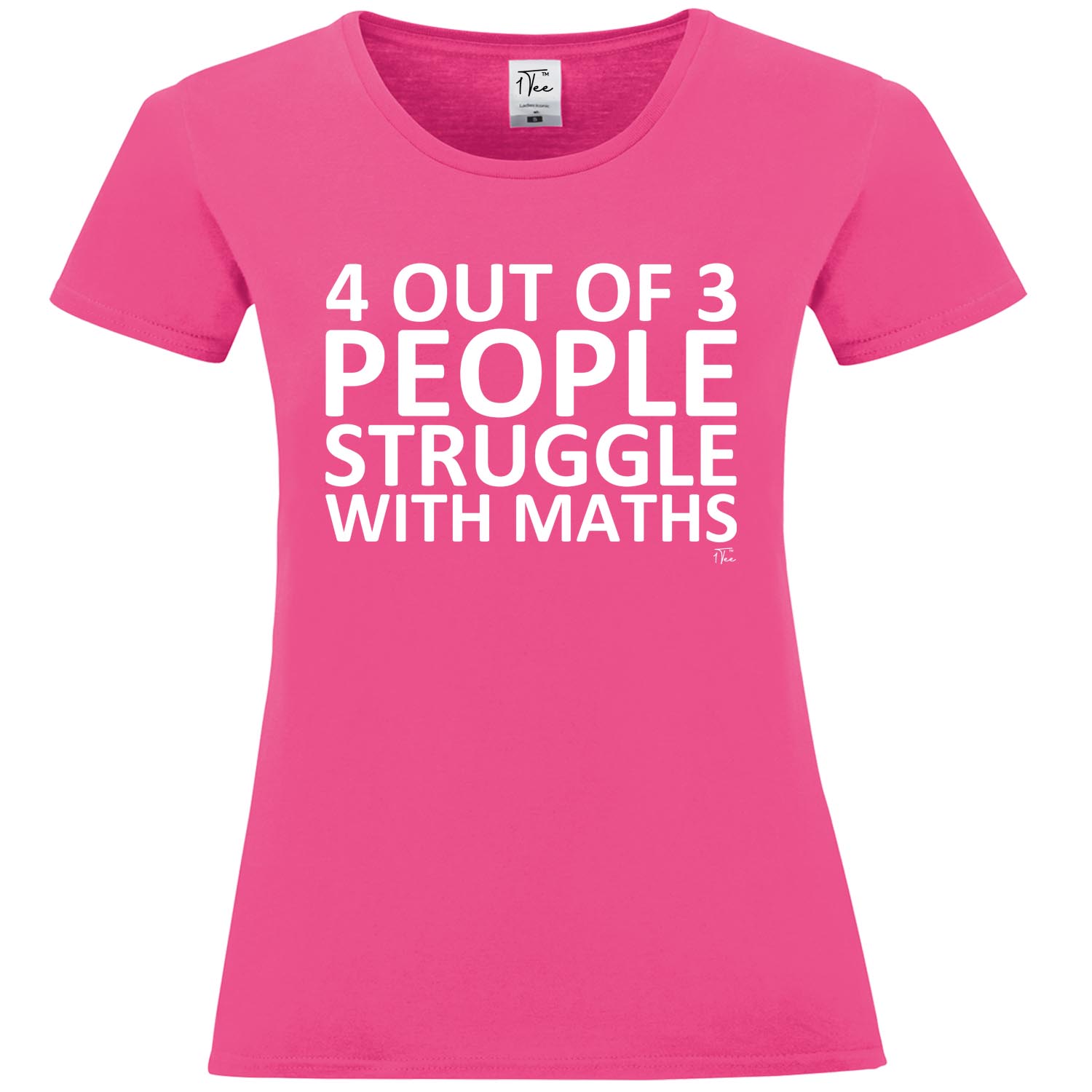 1 T-Shirt Damen 4 von 3 Personen Kampf mit Mathe - Bild 12 von 25