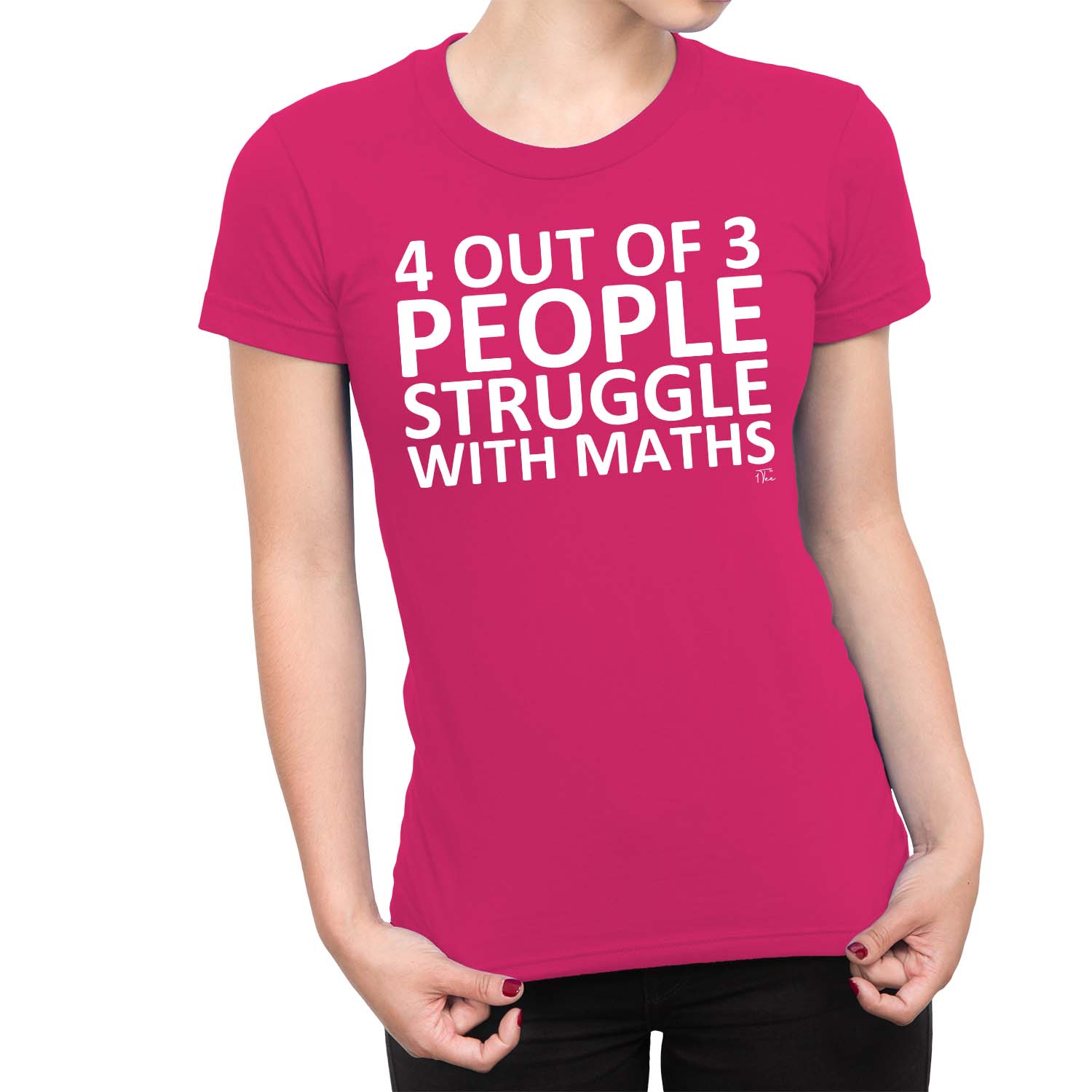 1 T-Shirt Damen 4 von 3 Personen Kampf mit Mathe - Bild 11 von 25