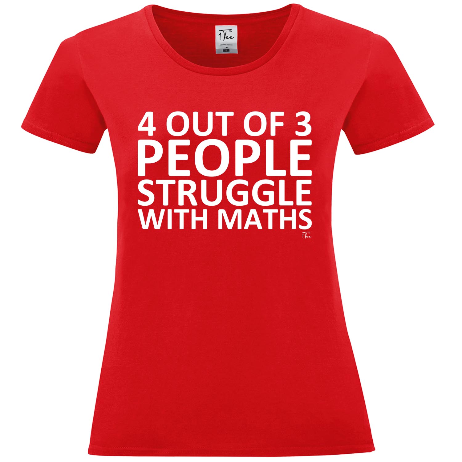1 T-Shirt Damen 4 von 3 Personen Kampf mit Mathe - Bild 22 von 25