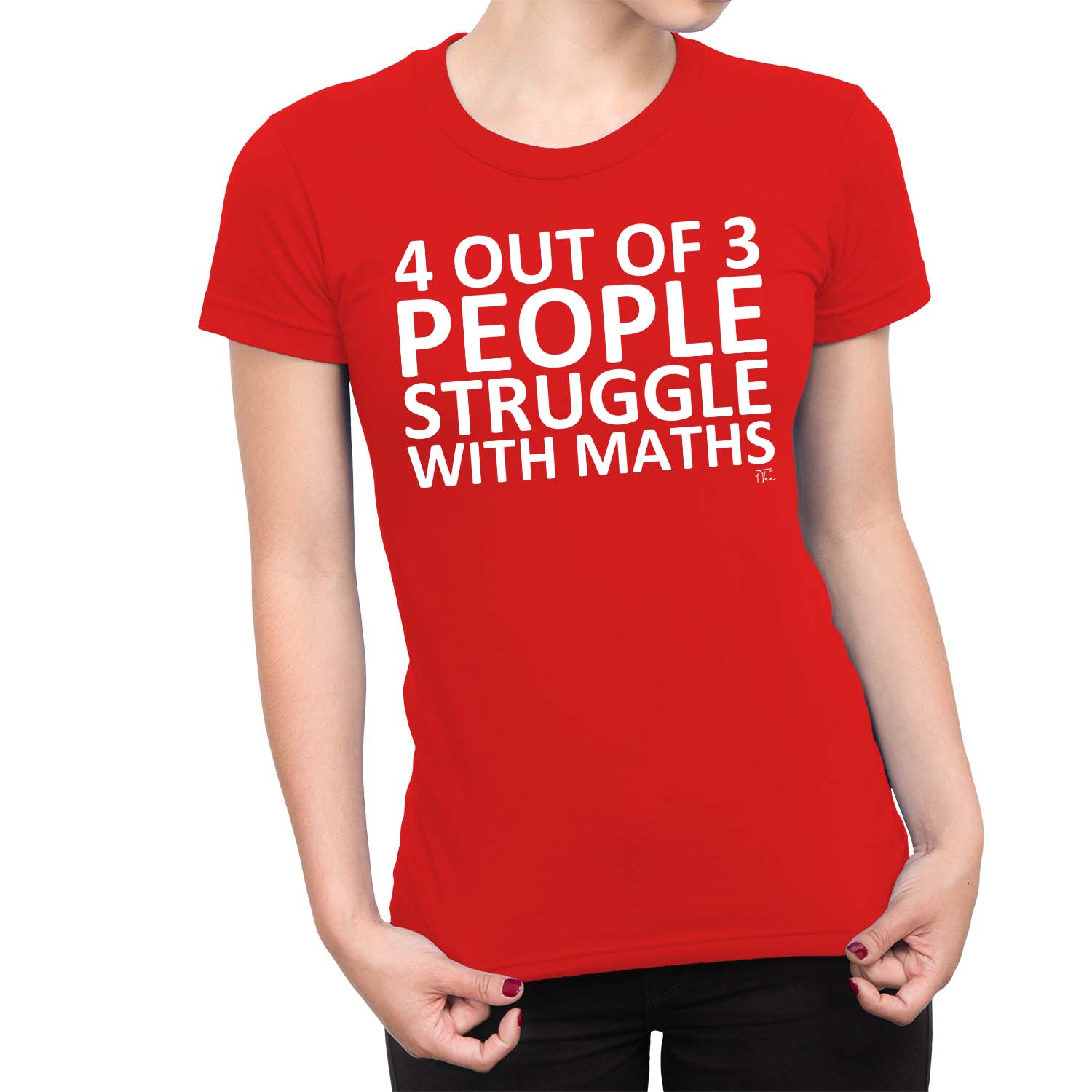 1 T-Shirt Damen 4 von 3 Personen Kampf mit Mathe - Bild 21 von 25
