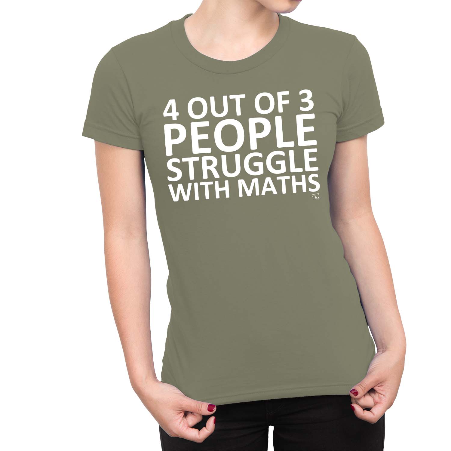 1 T-Shirt Damen 4 von 3 Personen Kampf mit Mathe - Bild 16 von 25