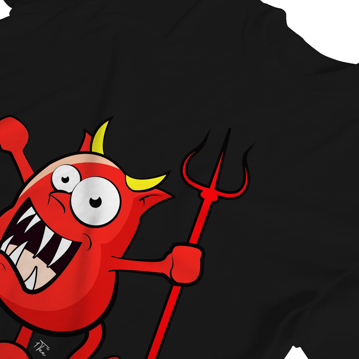 devil face t shirt