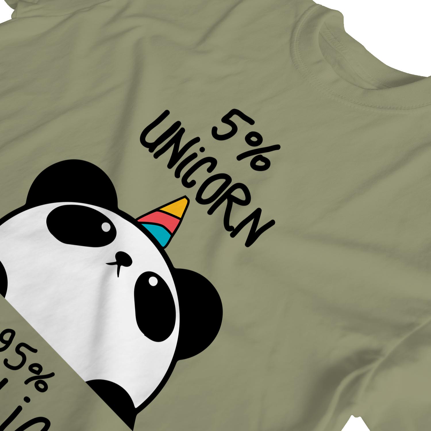 1tee Womens 5 Unicorn 95 Ninja Panda T Shirt Ebay