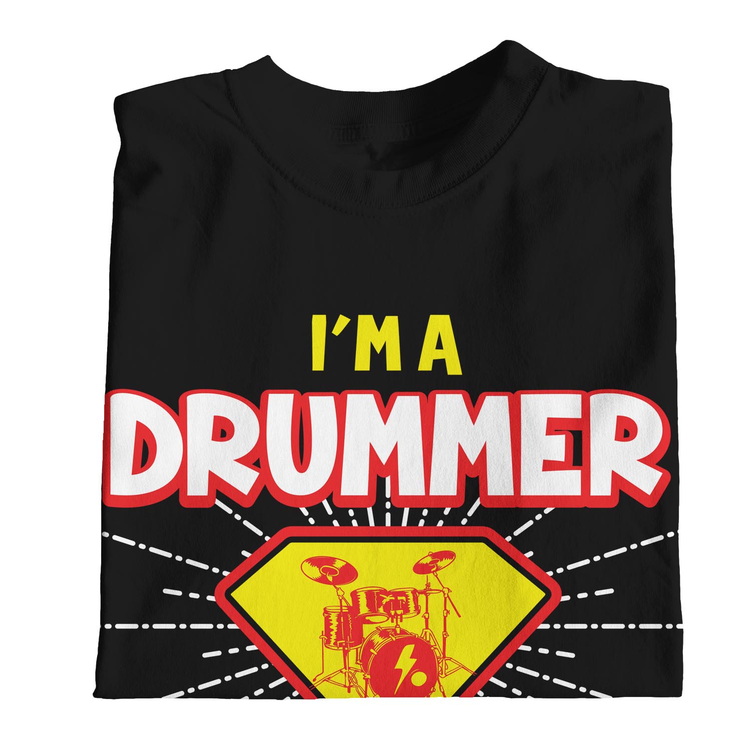 1Tee Kids Boys I'm a Drummer What's Your Superpower T-Shirt 