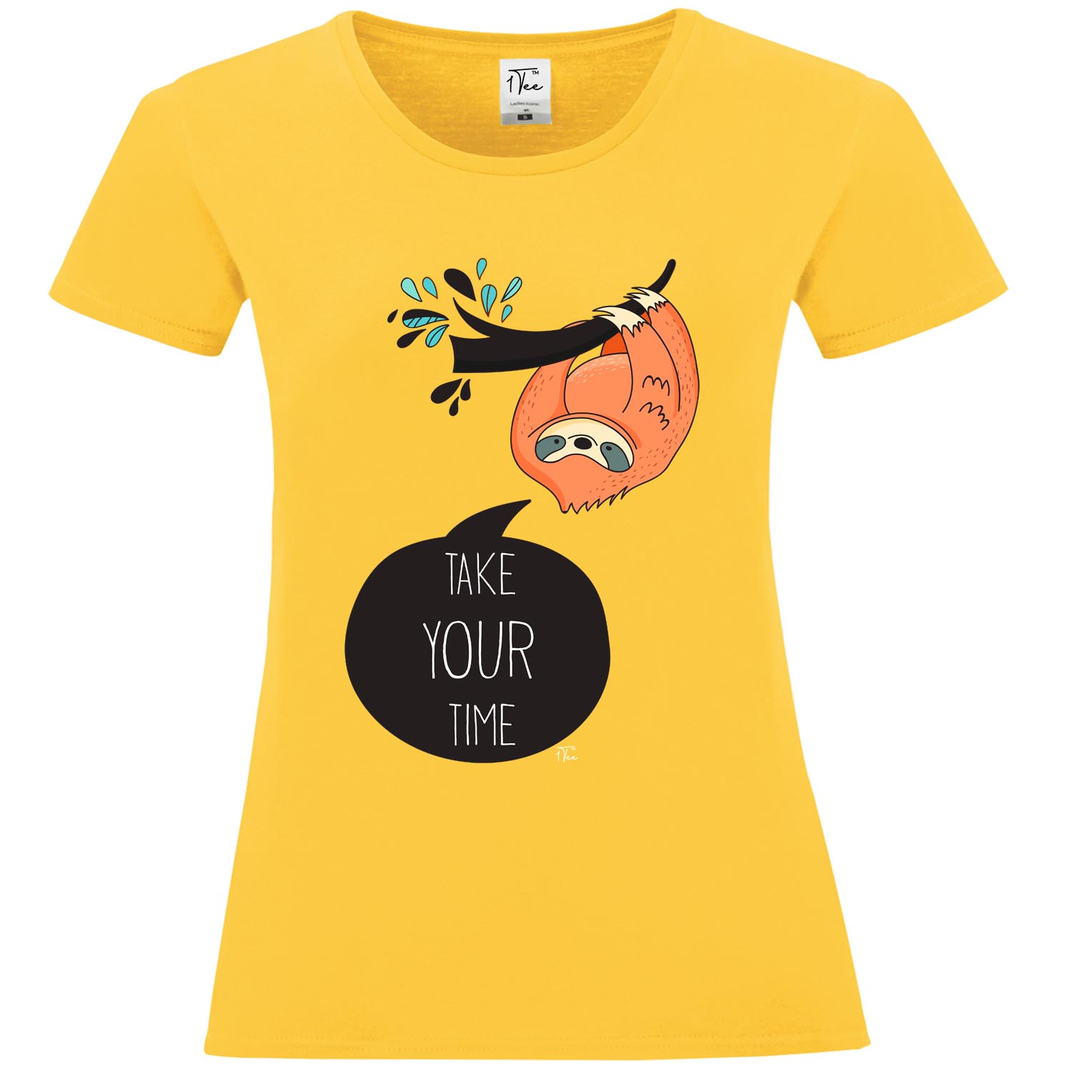 Camiseta 1Tee Take Your Time Sloth para mujer - Imagen 22 de 25