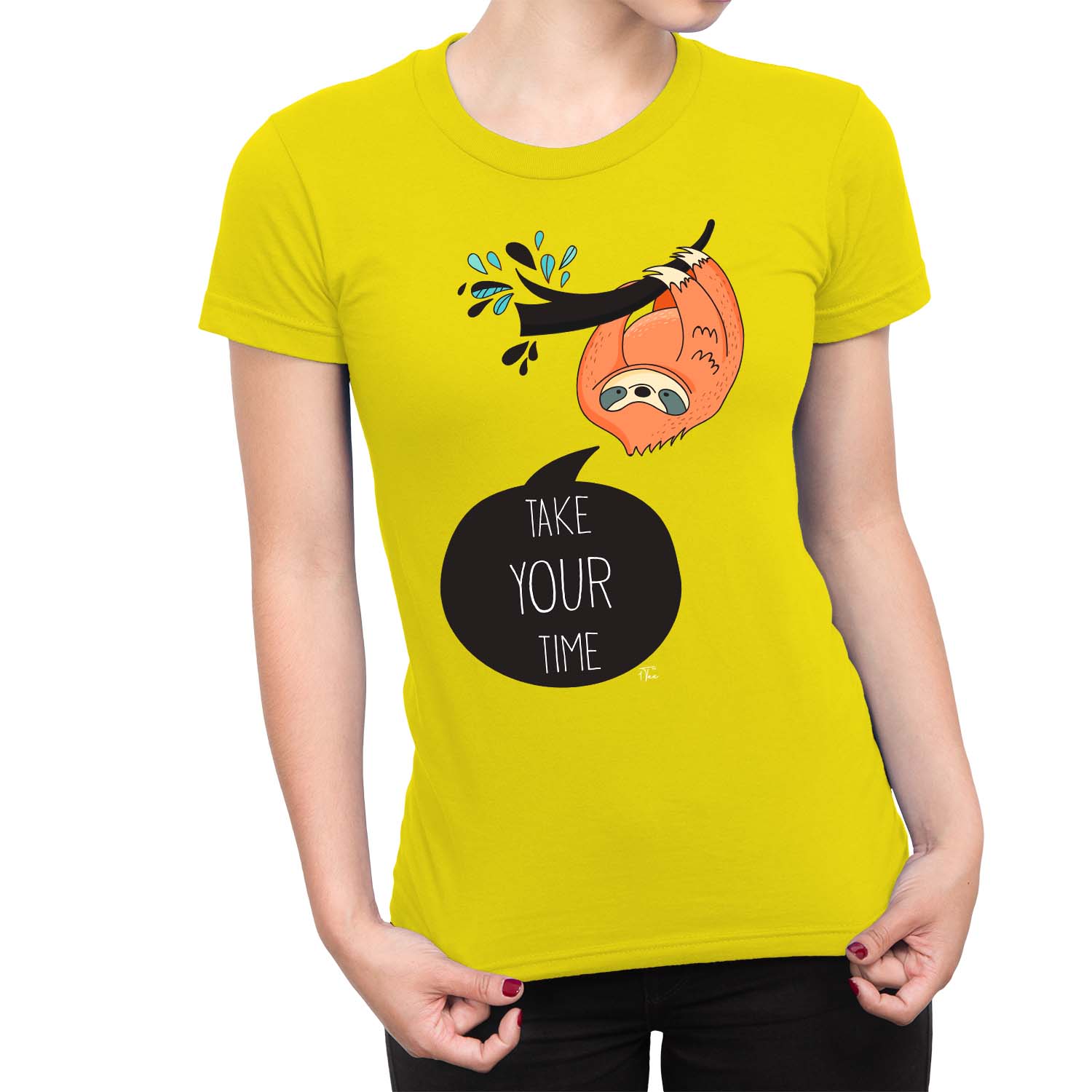 Camiseta 1Tee Take Your Time Sloth para mujer - Imagen 21 de 25