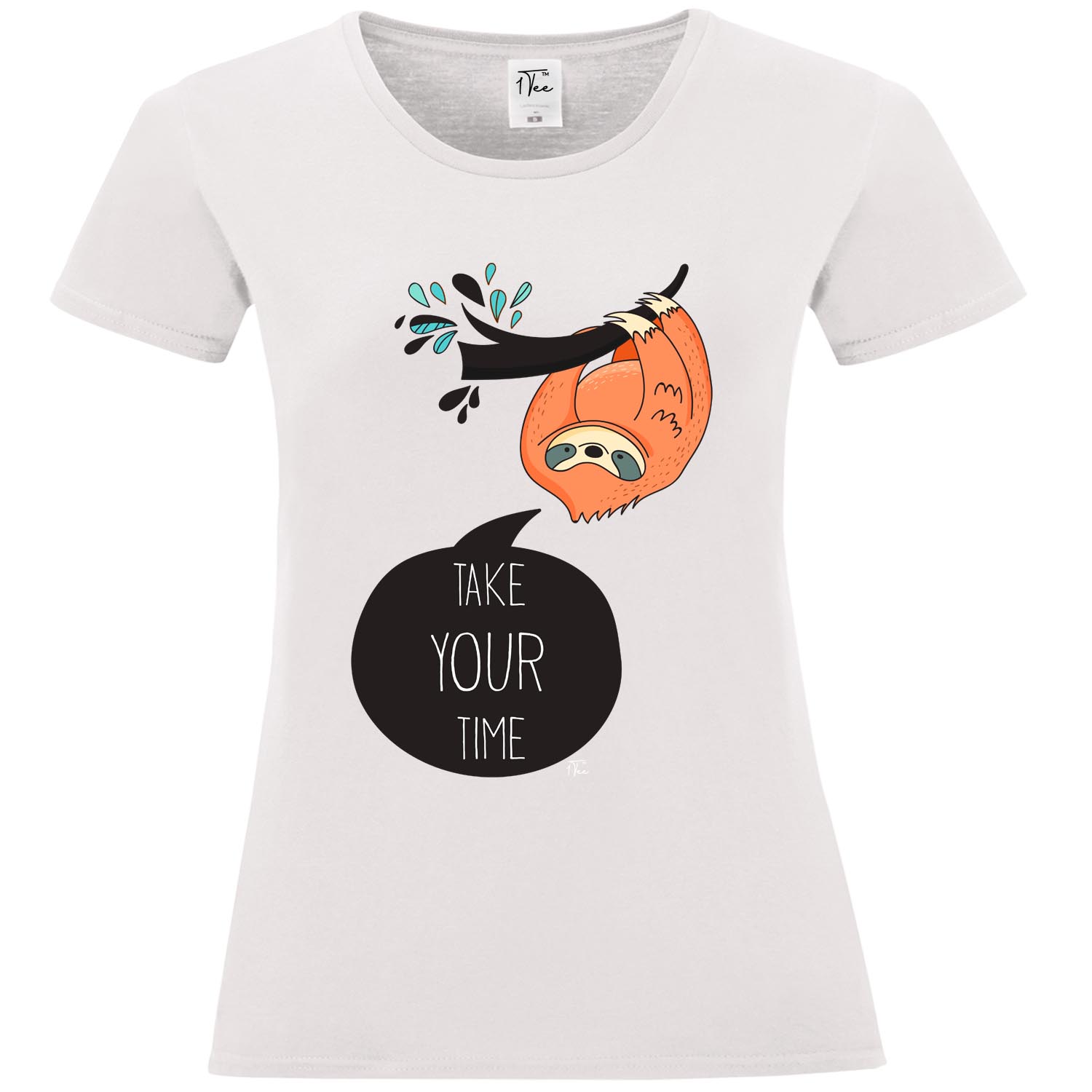 Camiseta 1Tee Take Your Time Sloth para mujer - Imagen 17 de 25