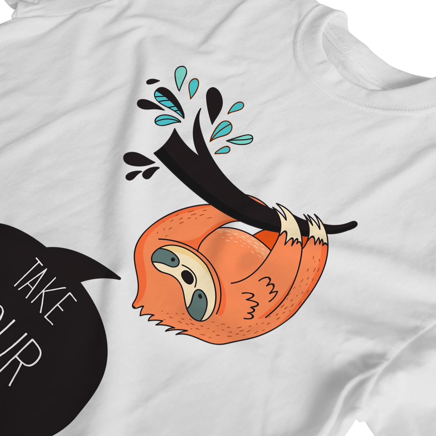 Camiseta 1Tee Take Your Time Sloth para mujer - Imagen 18 de 25