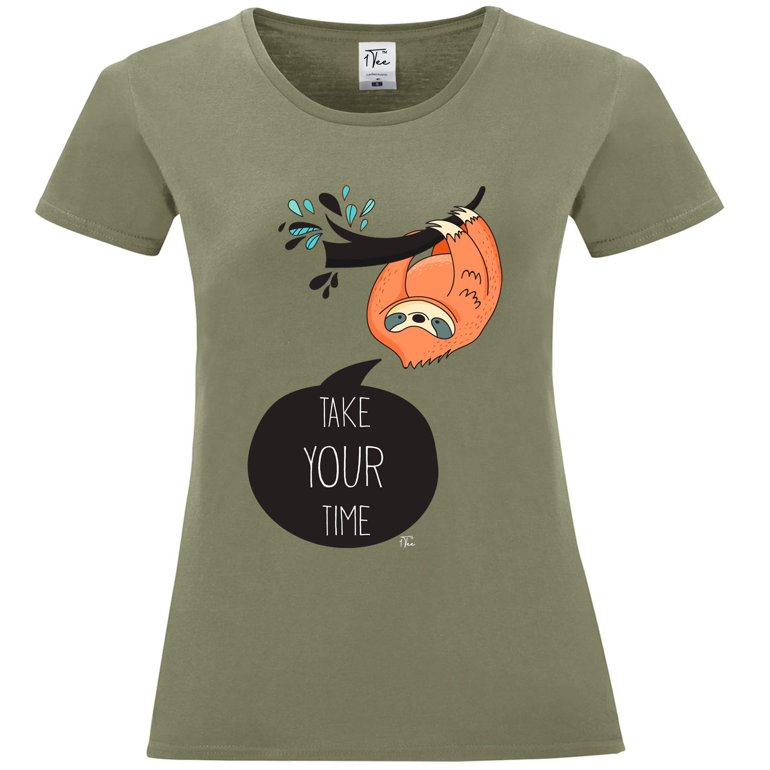 Camiseta 1Tee Take Your Time Sloth para mujer - Imagen 12 de 25