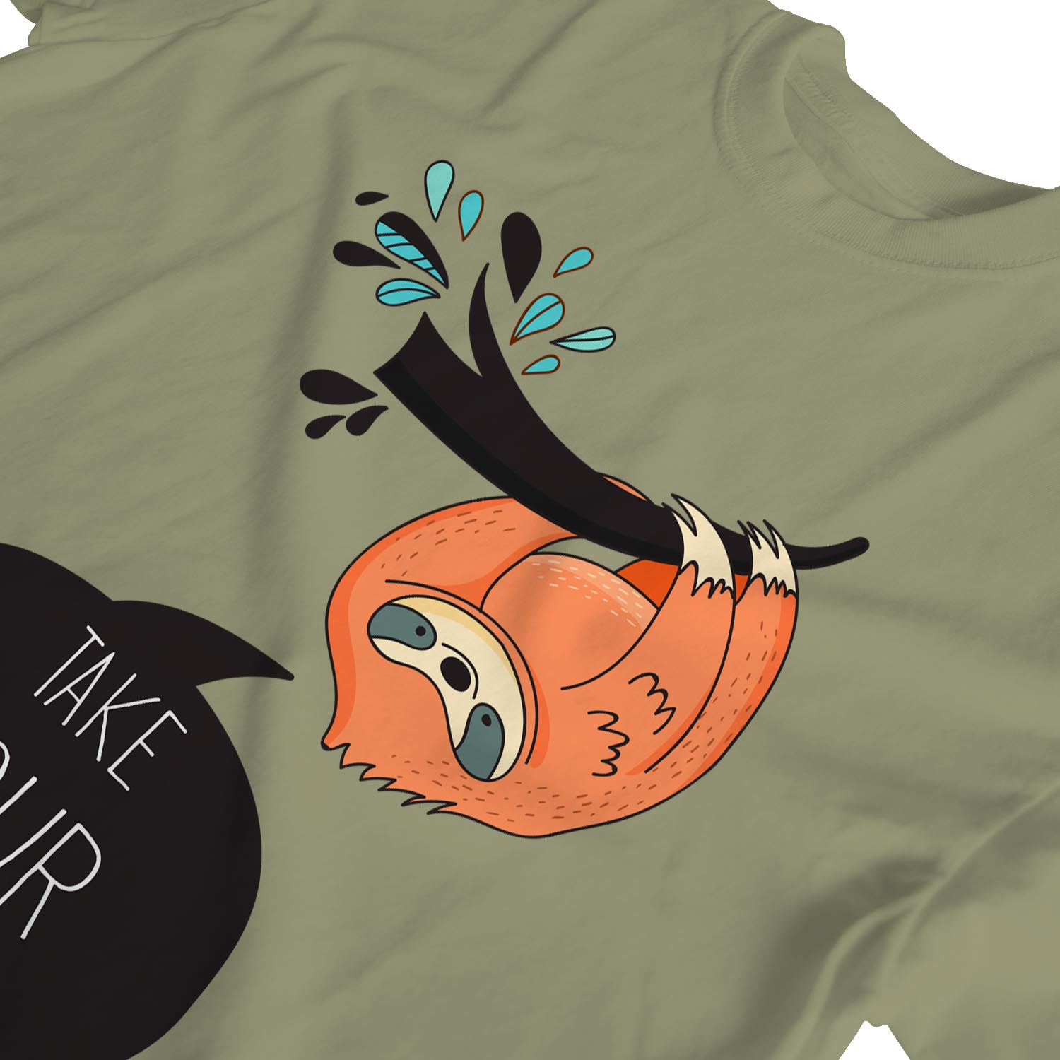 Camiseta 1Tee Take Your Time Sloth para mujer - Imagen 13 de 25