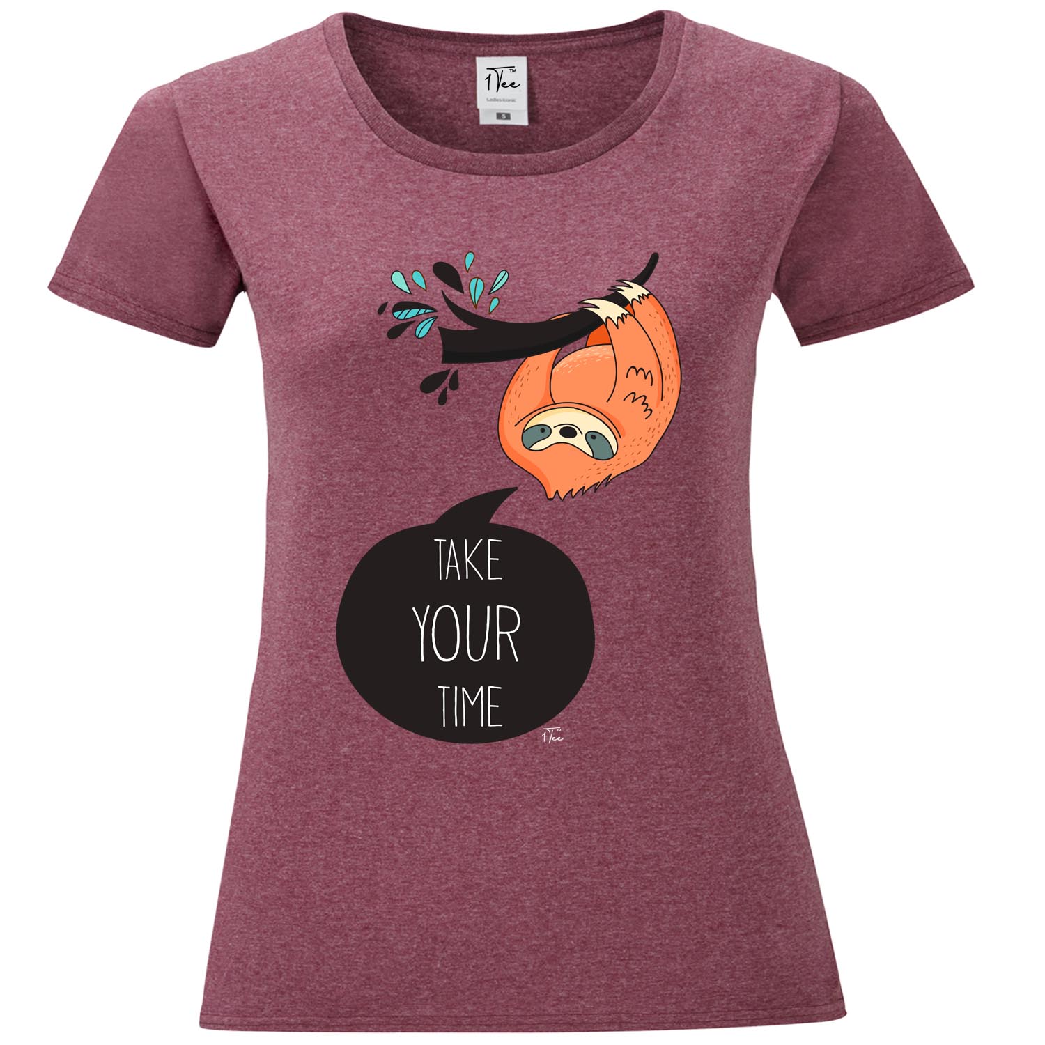 Camiseta 1Tee Take Your Time Sloth para mujer - Imagen 7 de 25