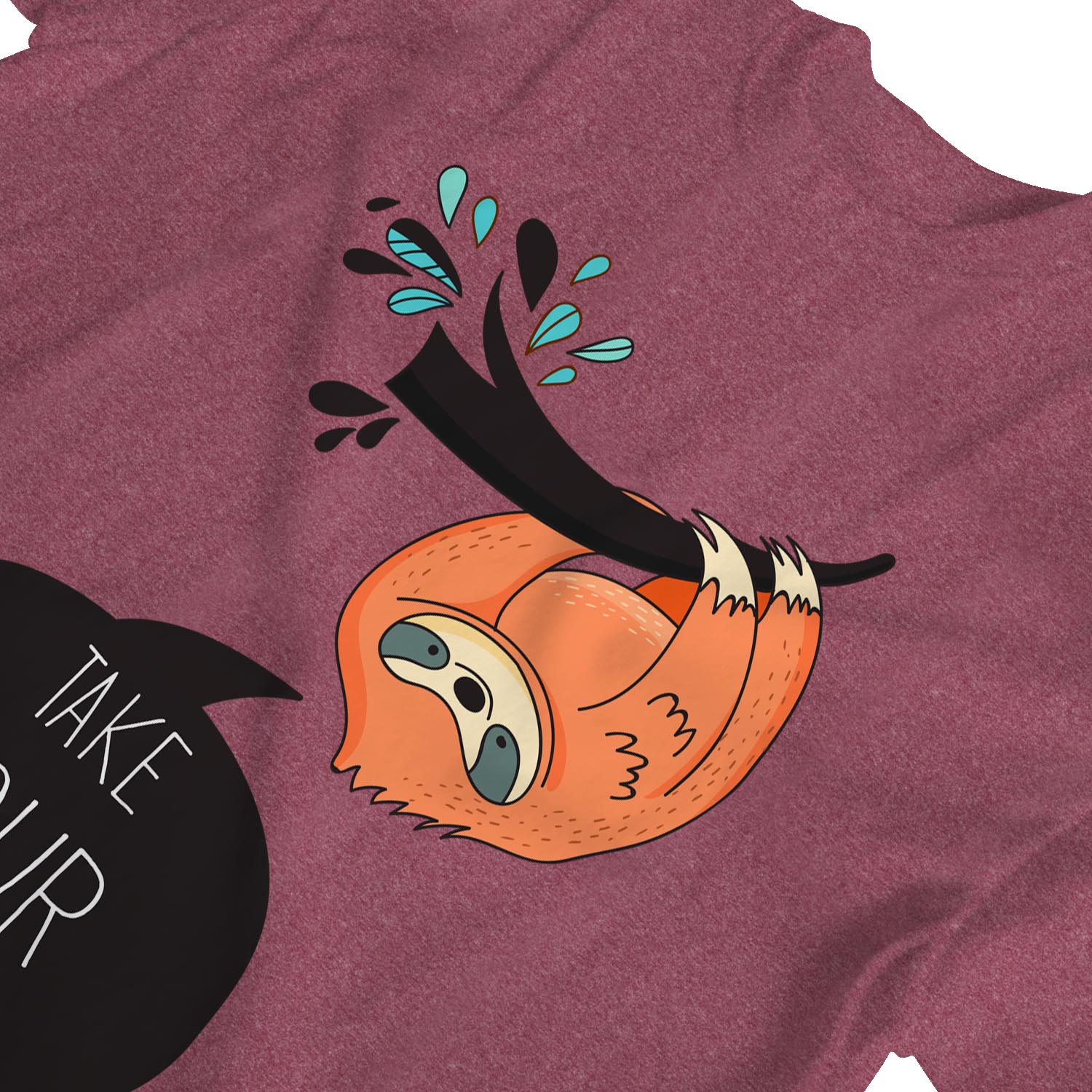 Camiseta 1Tee Take Your Time Sloth para mujer - Imagen 8 de 25