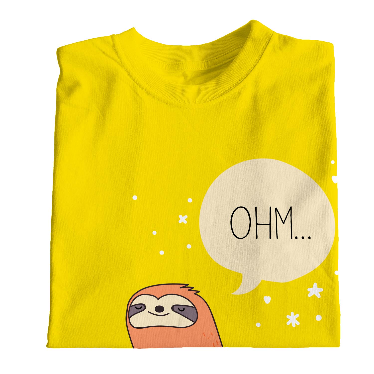 1Tee Damen Meditierend Yoga Faultier T-Shirt - Bild 24 von 25