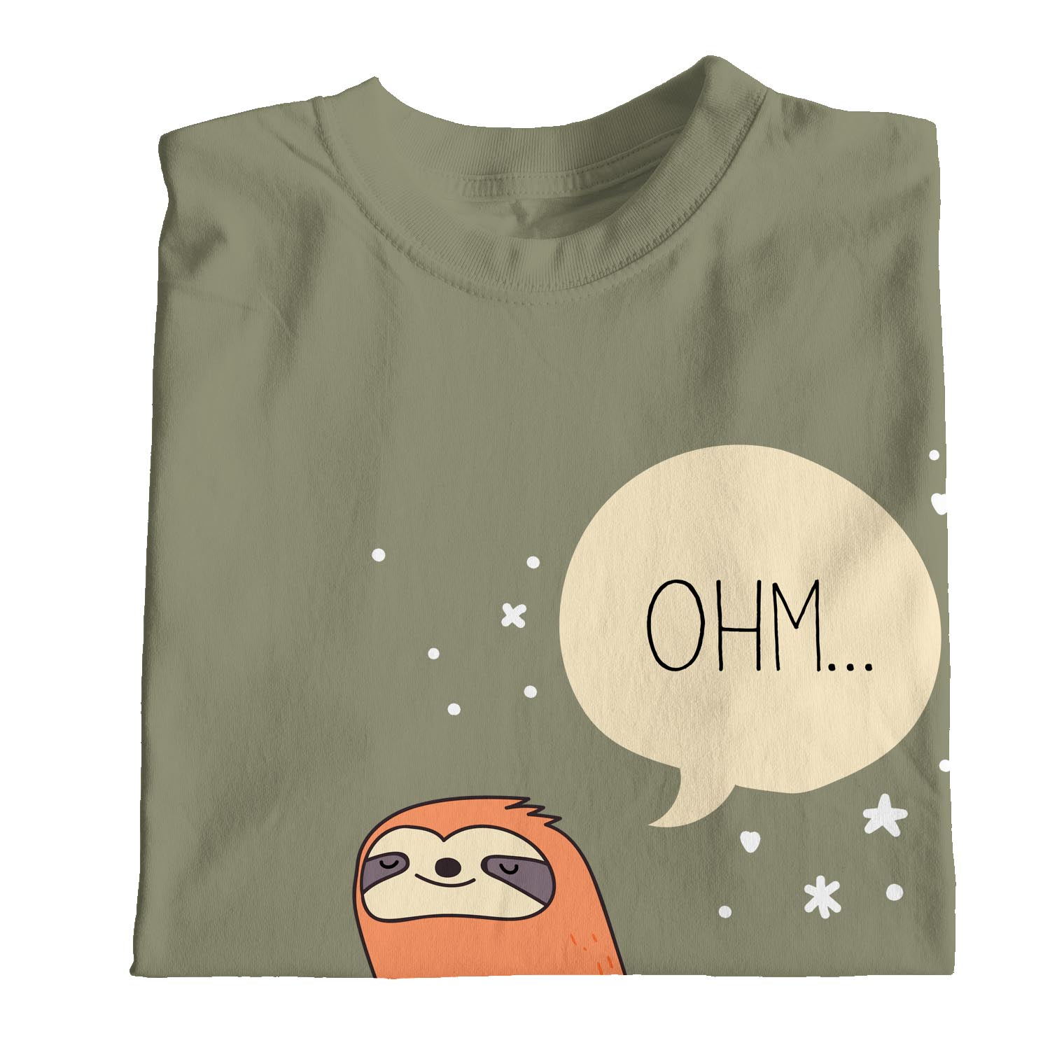 1Tee Damen Meditierend Yoga Faultier T-Shirt - Bild 19 von 25