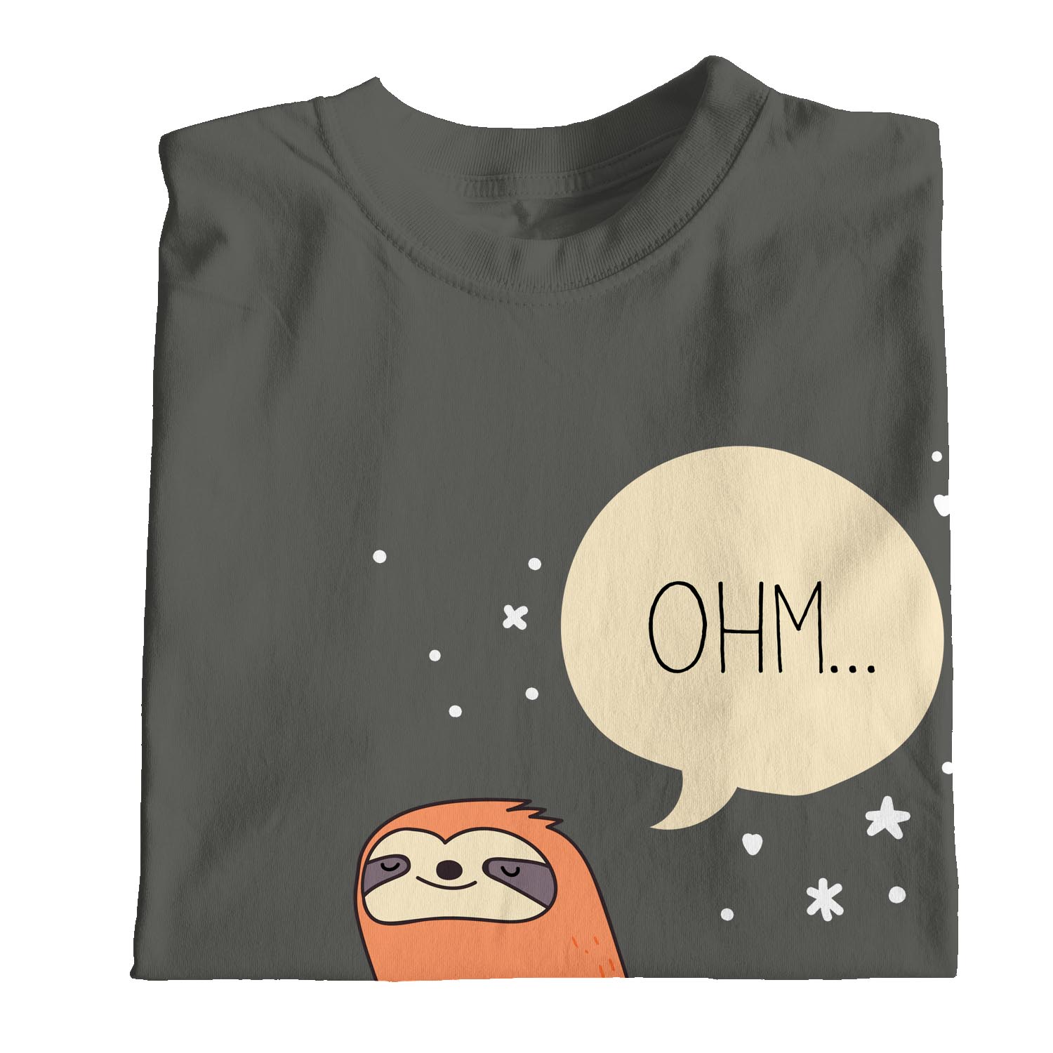 1Tee Damen Meditierend Yoga Faultier T-Shirt - Bild 14 von 25