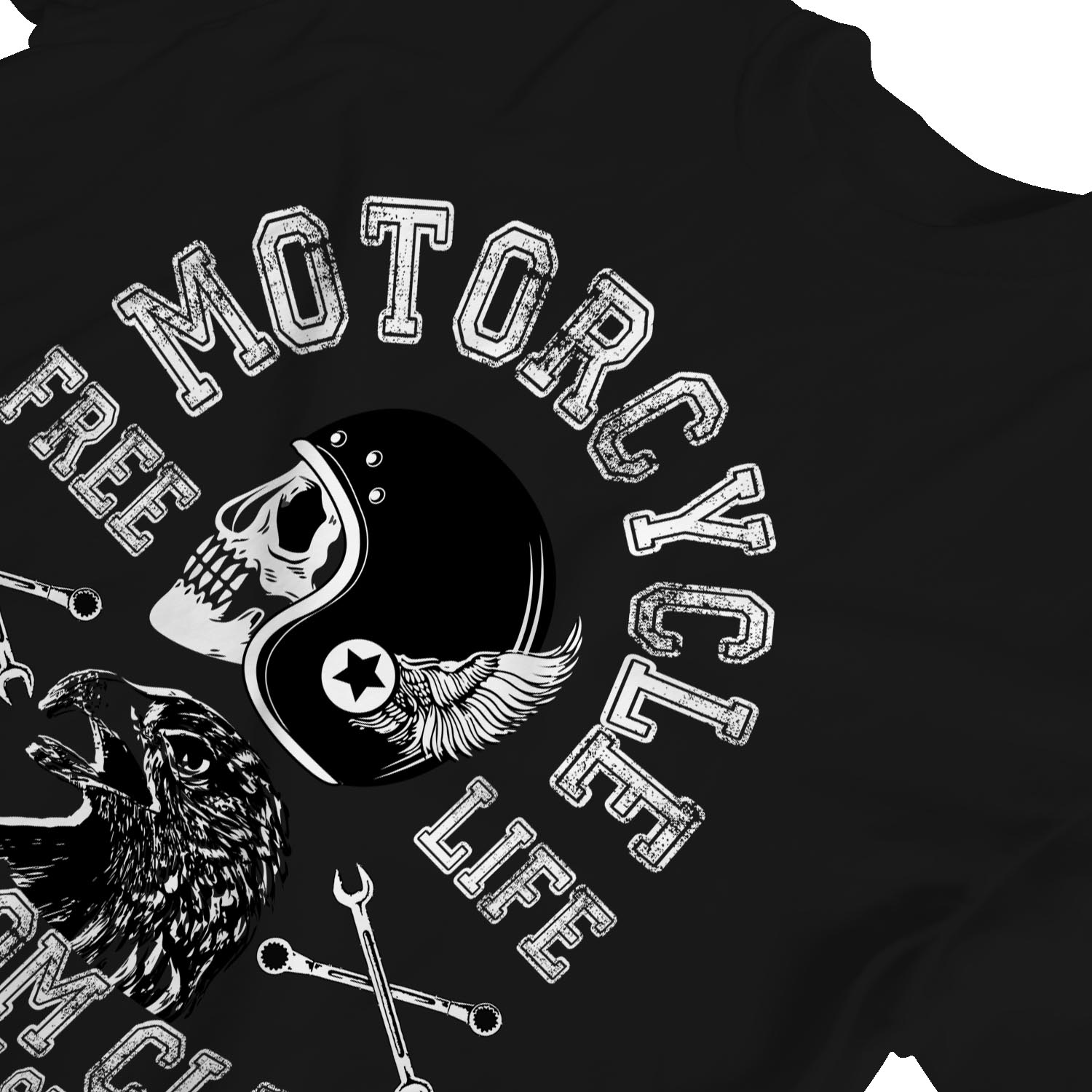 1Tee Damen Motorrad Biker Freedom Club T-Shirt - Bild 8 von 25