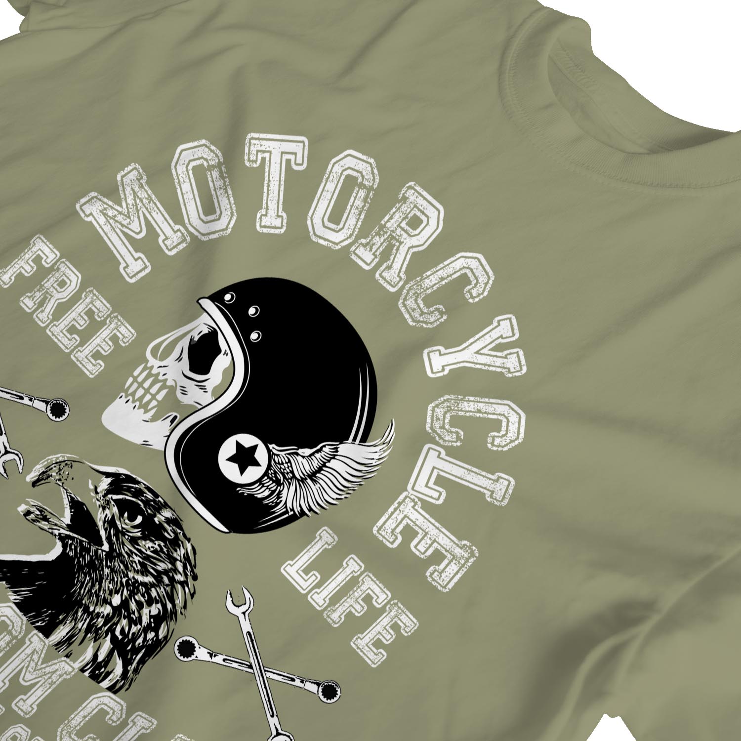 1Tee Damen Motorrad Biker Freedom Club T-Shirt - Bild 23 von 25