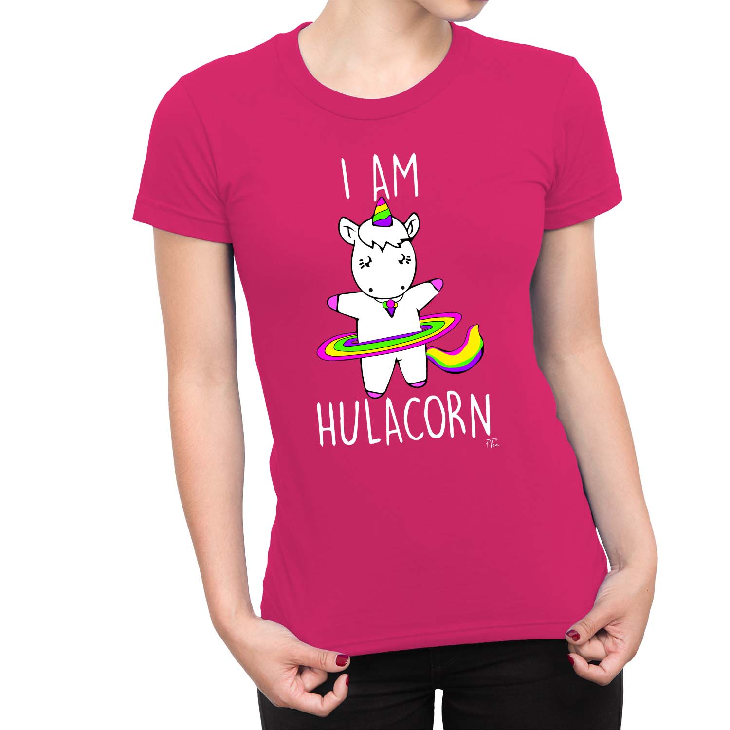 Hulacorn Funny Unicorn Hula Hooping Hooper Short-sleeve Unisex T-shirt -   Canada
