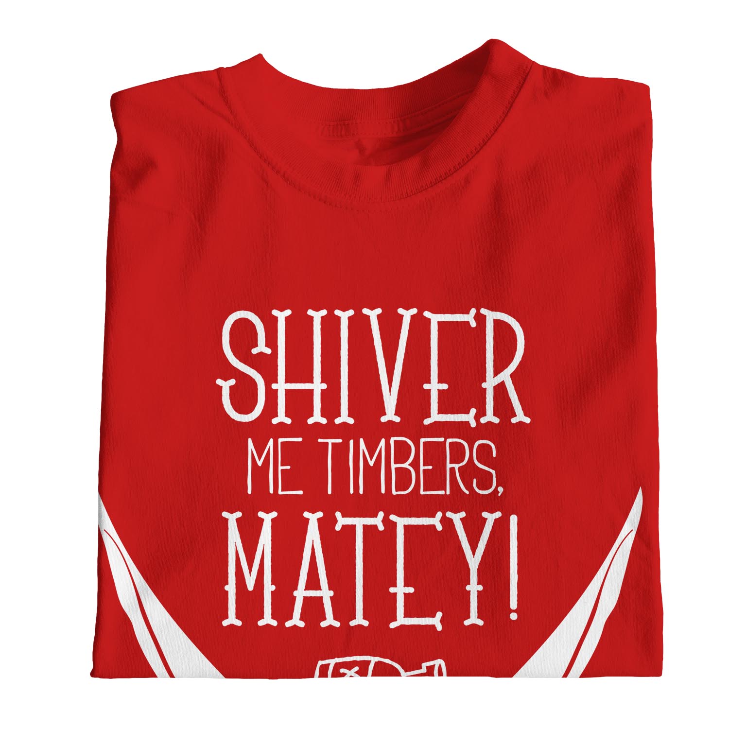 1Tee Womens Loose Fit Shiver Me Timbers Matey Pirate T-Shirt