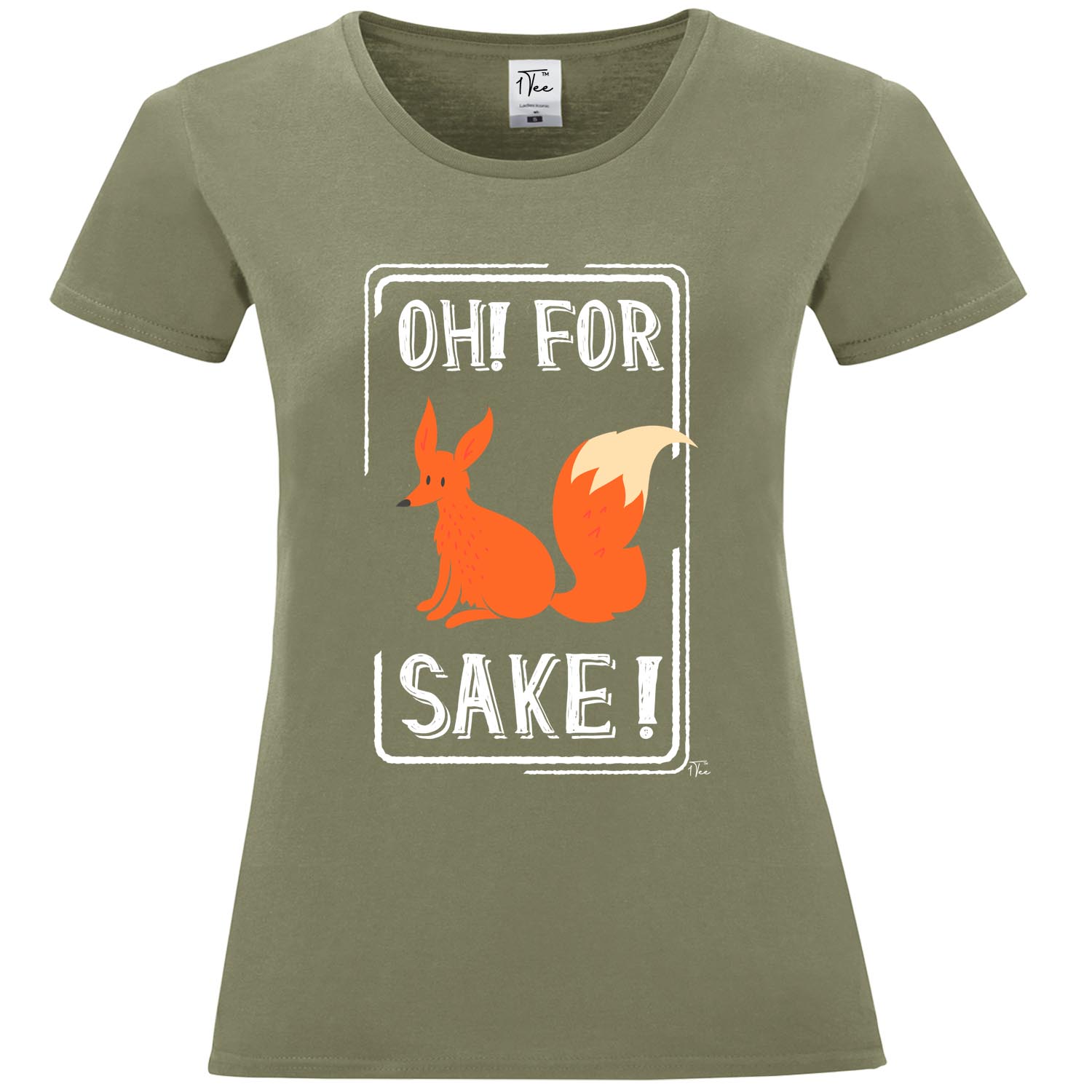 1tee Womens Oh For Fox Sake T Shirt Ebay 