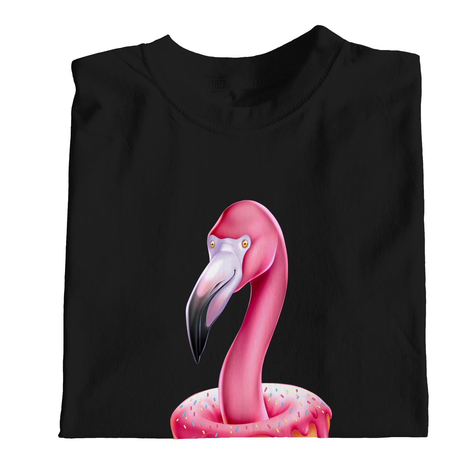 1Tee Womens Loose Fit Crazy Flamingo Lady T-Shirt