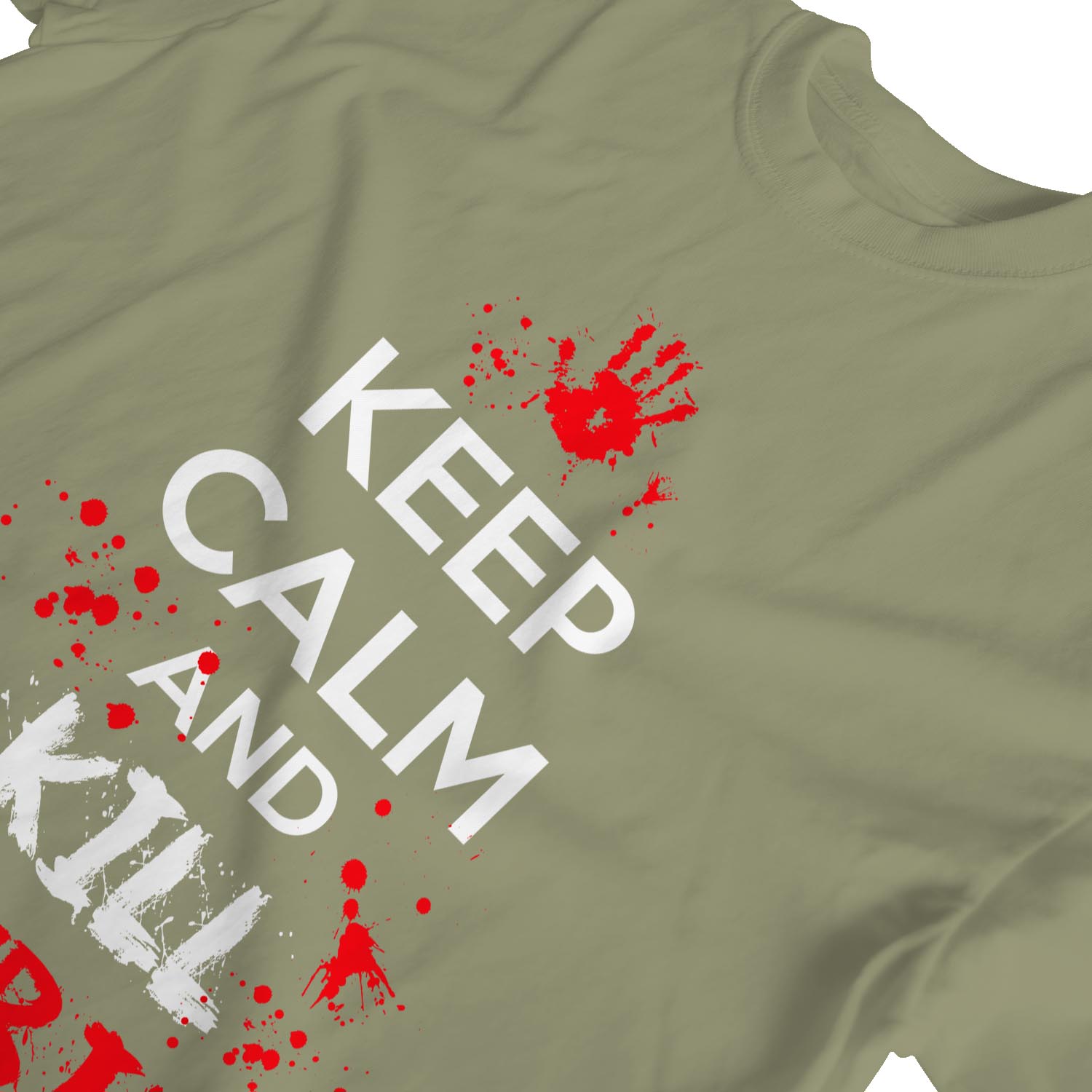 Camiseta para mujer Keep Calm and Kill Zombies 1Tee - Imagen 18 de 20