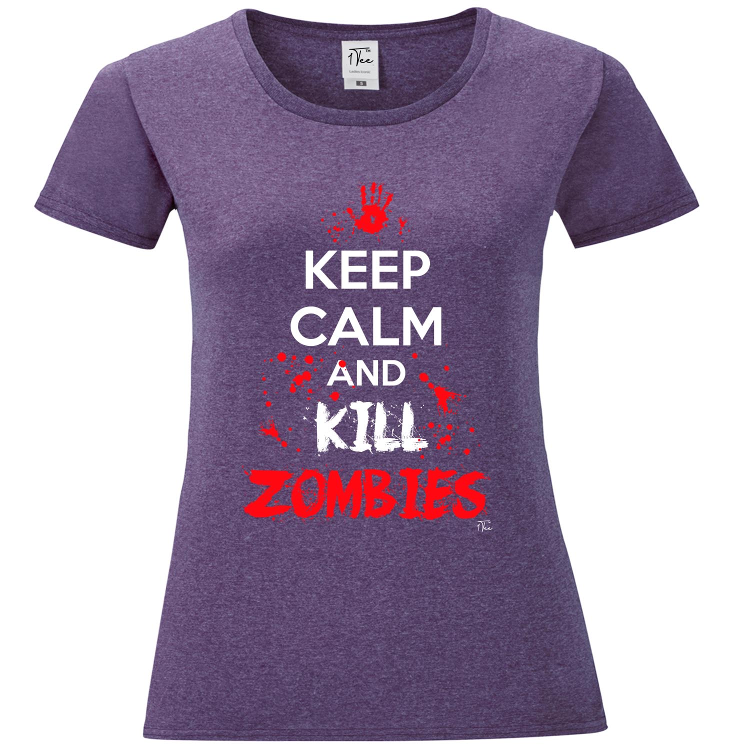 Camiseta para mujer Keep Calm and Kill Zombies 1Tee - Imagen 12 de 20