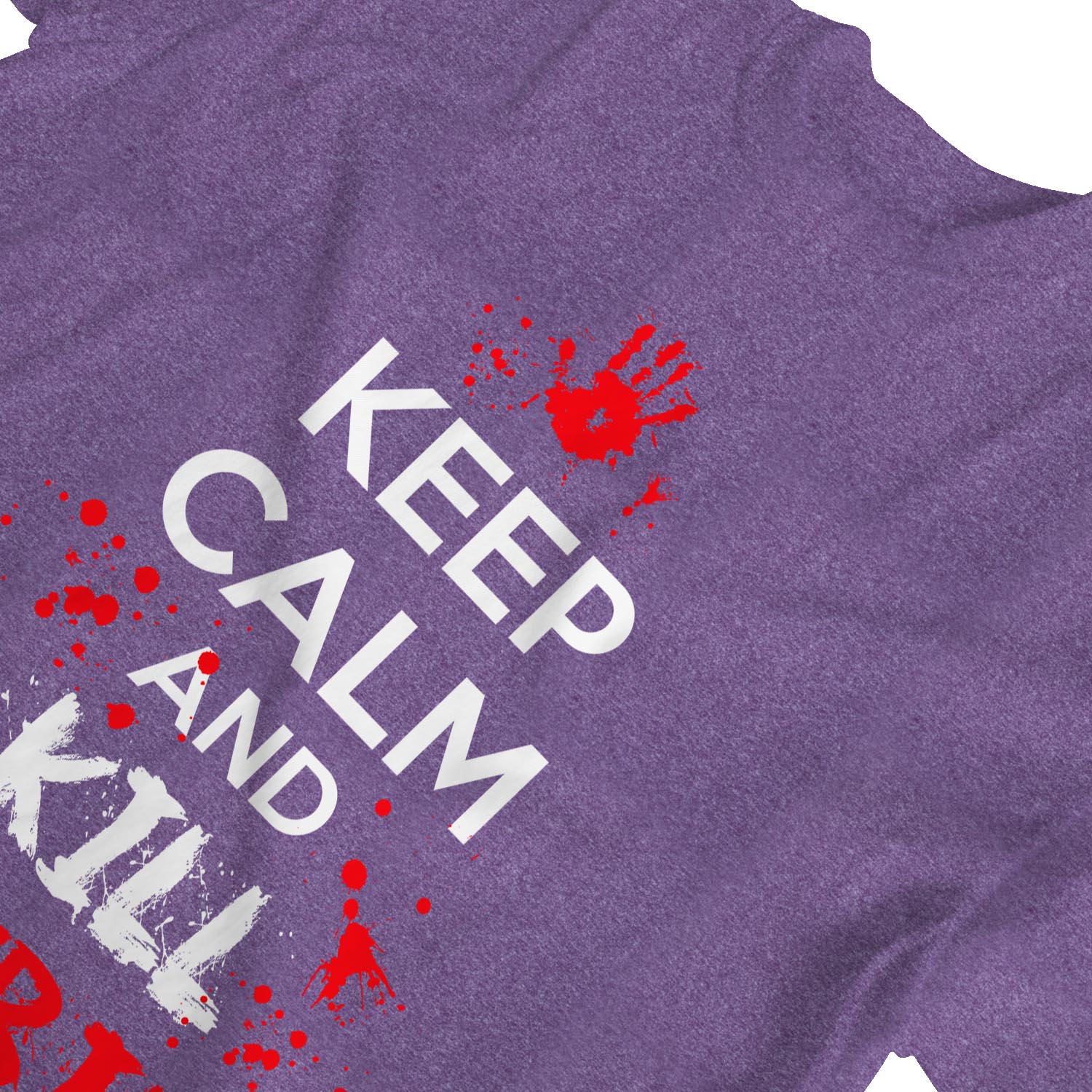 Camiseta para mujer Keep Calm and Kill Zombies 1Tee - Imagen 13 de 20