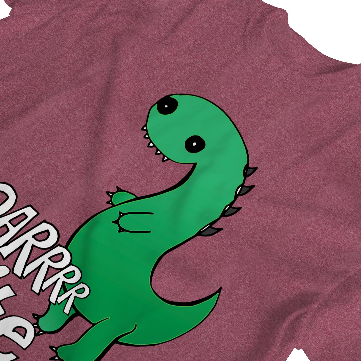 Camiseta 1Tee Mujer Grande Verde Dinosaurio Rugido Porque Soy Linda - Imagen 13 de 25