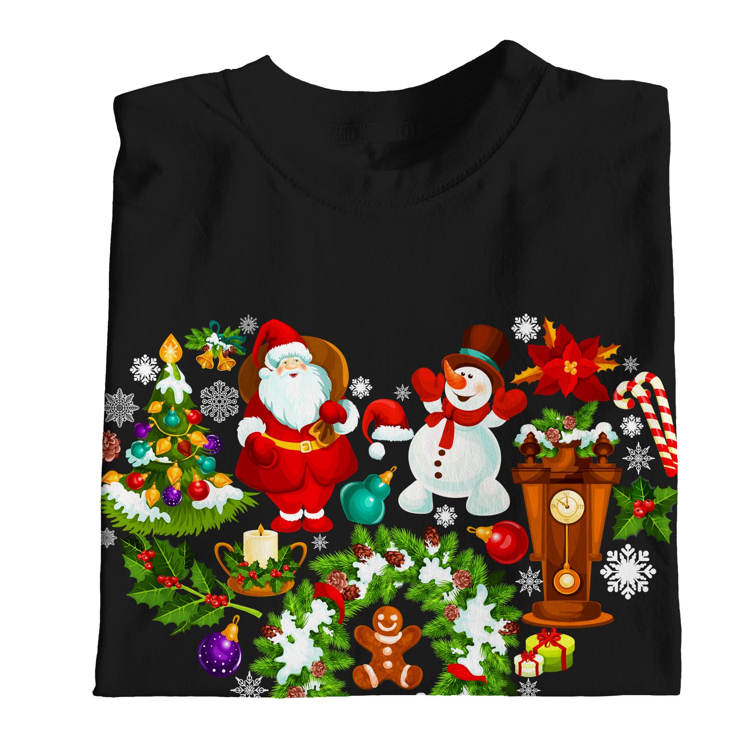 1Tee Damen T-Shirt Merry Christmas Love Herz aus Weihnachten Lieblingsstücke - Bild 9 von 25