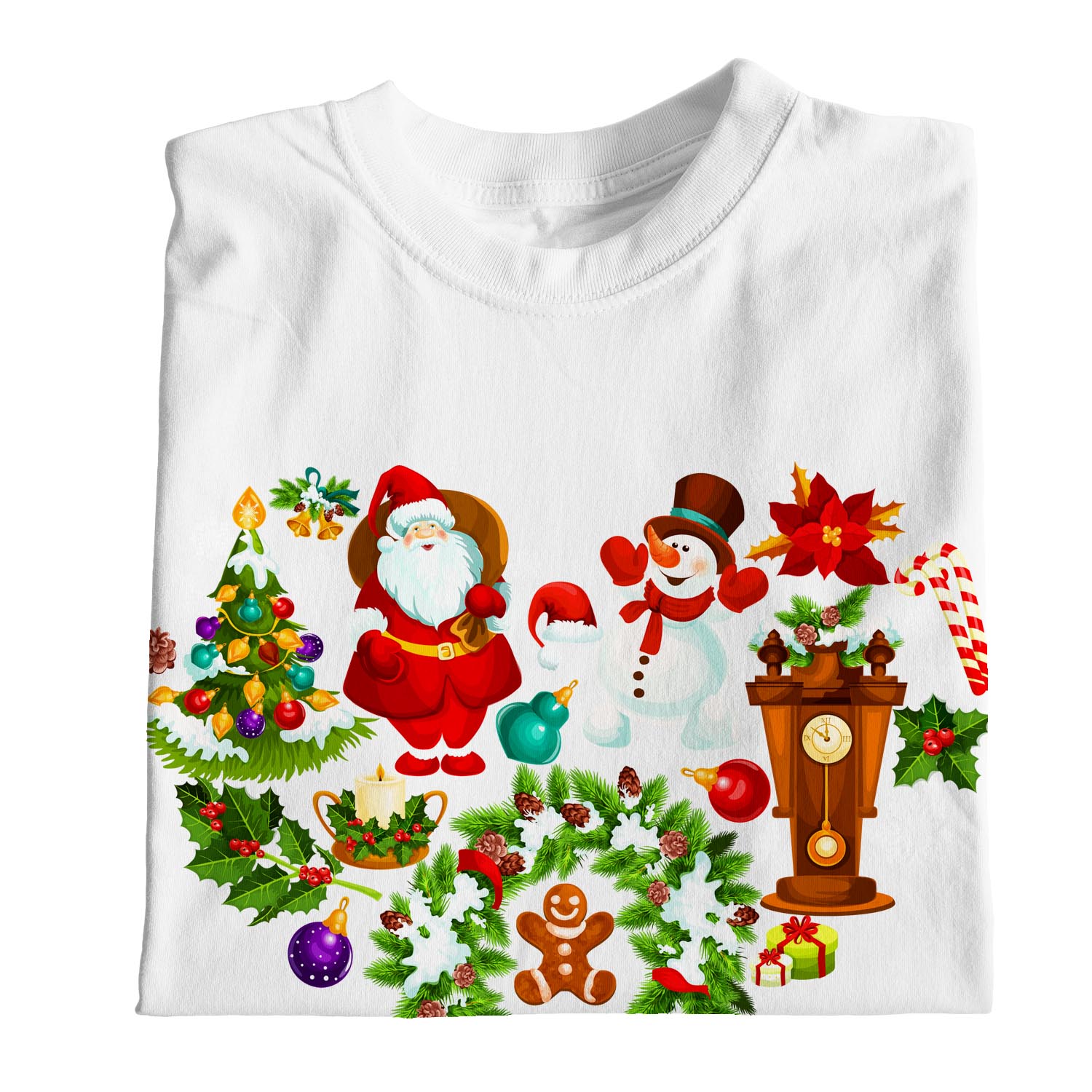 1Tee Damen T-Shirt Merry Christmas Love Herz aus Weihnachten Lieblingsstücke - Bild 24 von 25