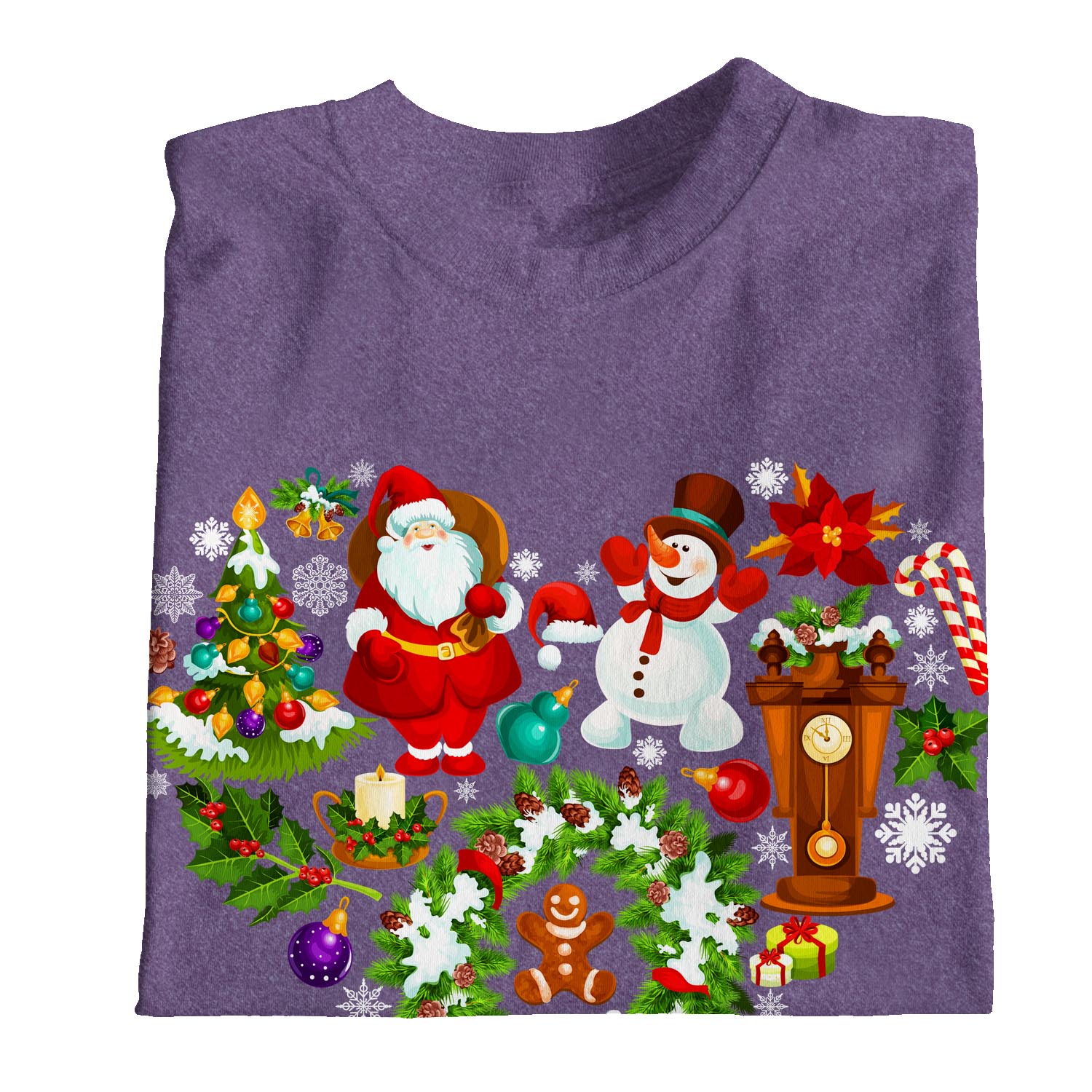 1Tee Damen T-Shirt Merry Christmas Love Herz aus Weihnachten Lieblingsstücke - Bild 14 von 25
