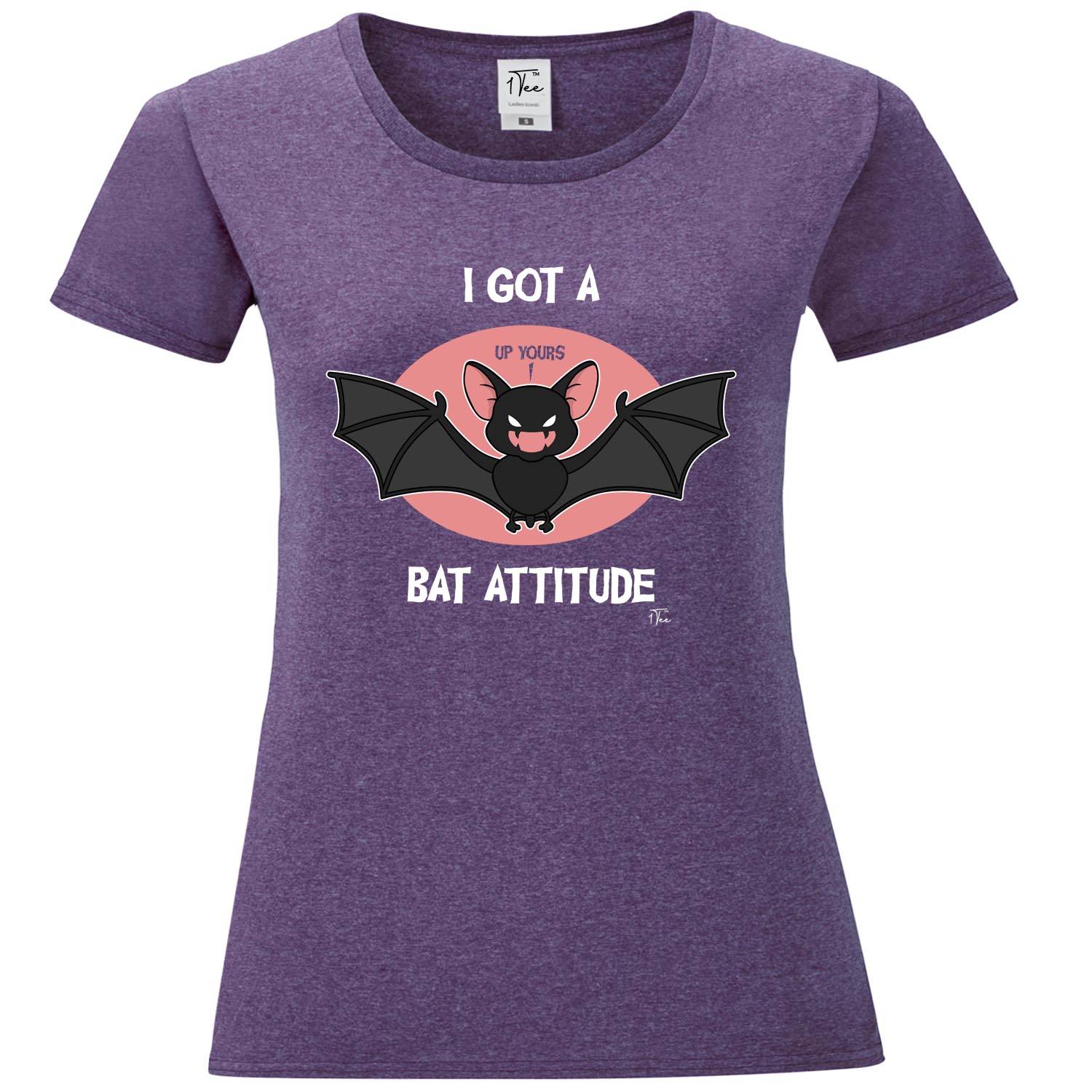 1Tee Womens I Got A Bat Attitude T-Shirt | eBay