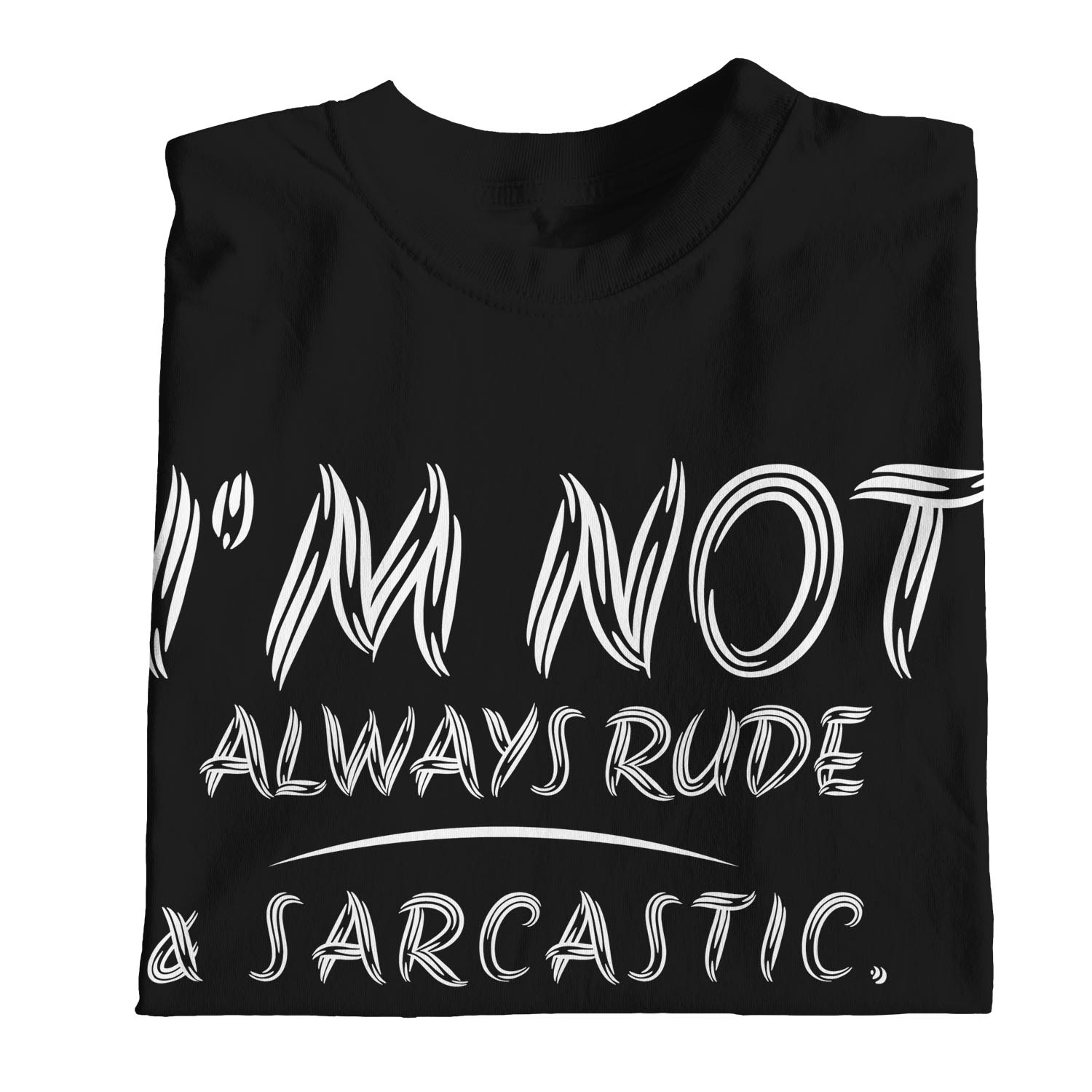 1Tee Womens Loose Fit I'm Not Always Rude Sarcastic Sometimes I'm Asleep T-Shirt