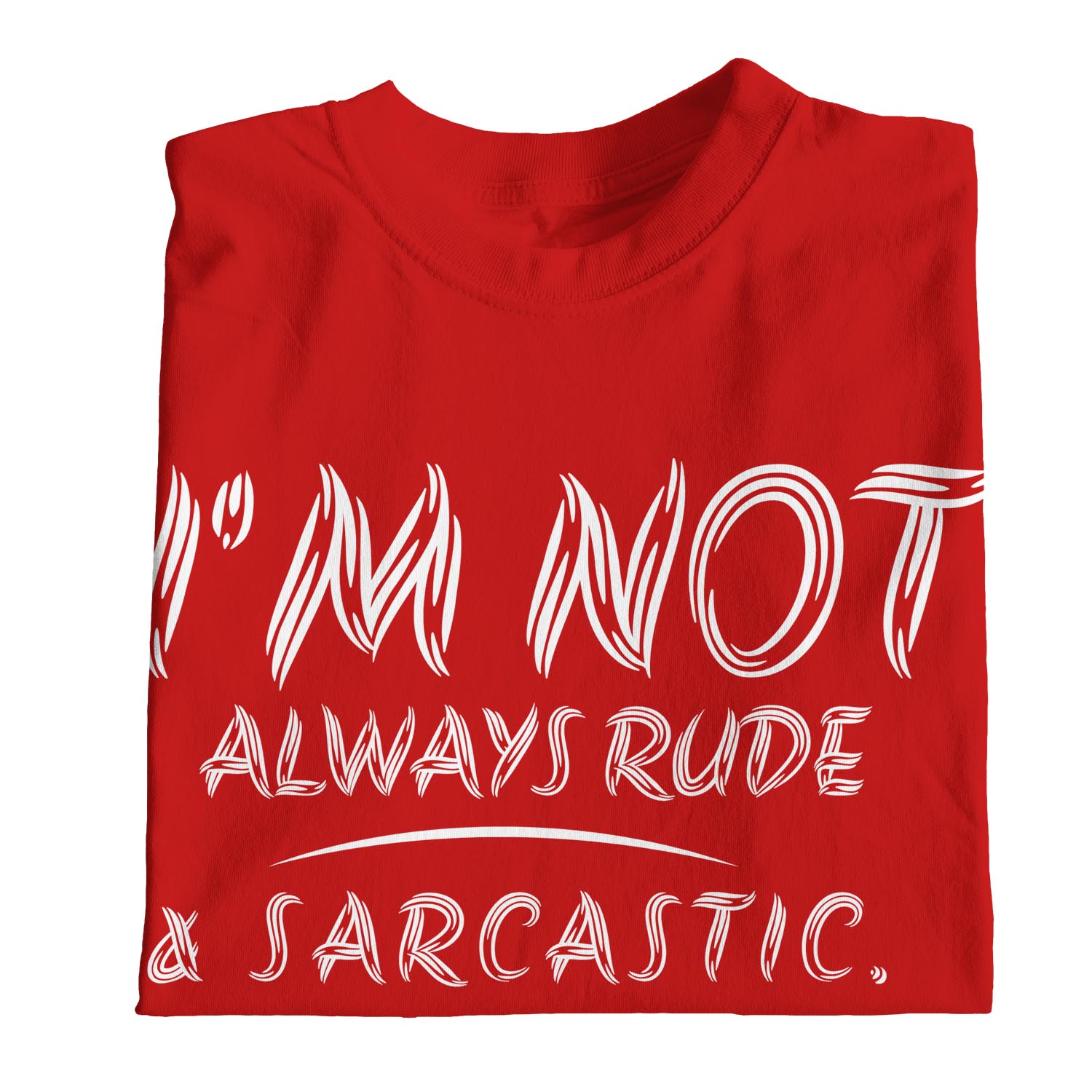 1Tee Womens Loose Fit I'm Not Always Rude Sarcastic Sometimes I'm Asleep T-Shirt