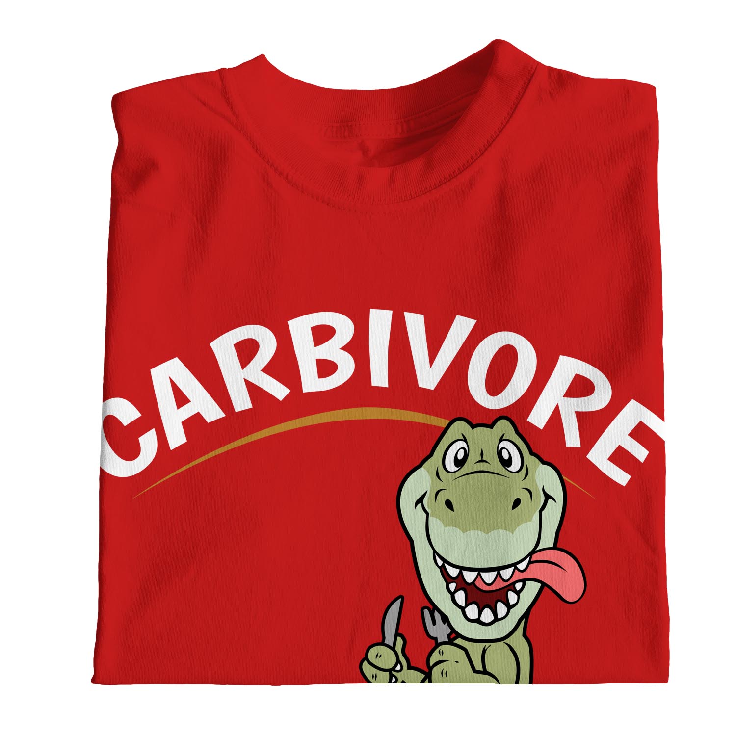 Camiseta 1Tee Mujer Carbívoro Panqueque Comida Dinosaurio - Imagen 24 de 25