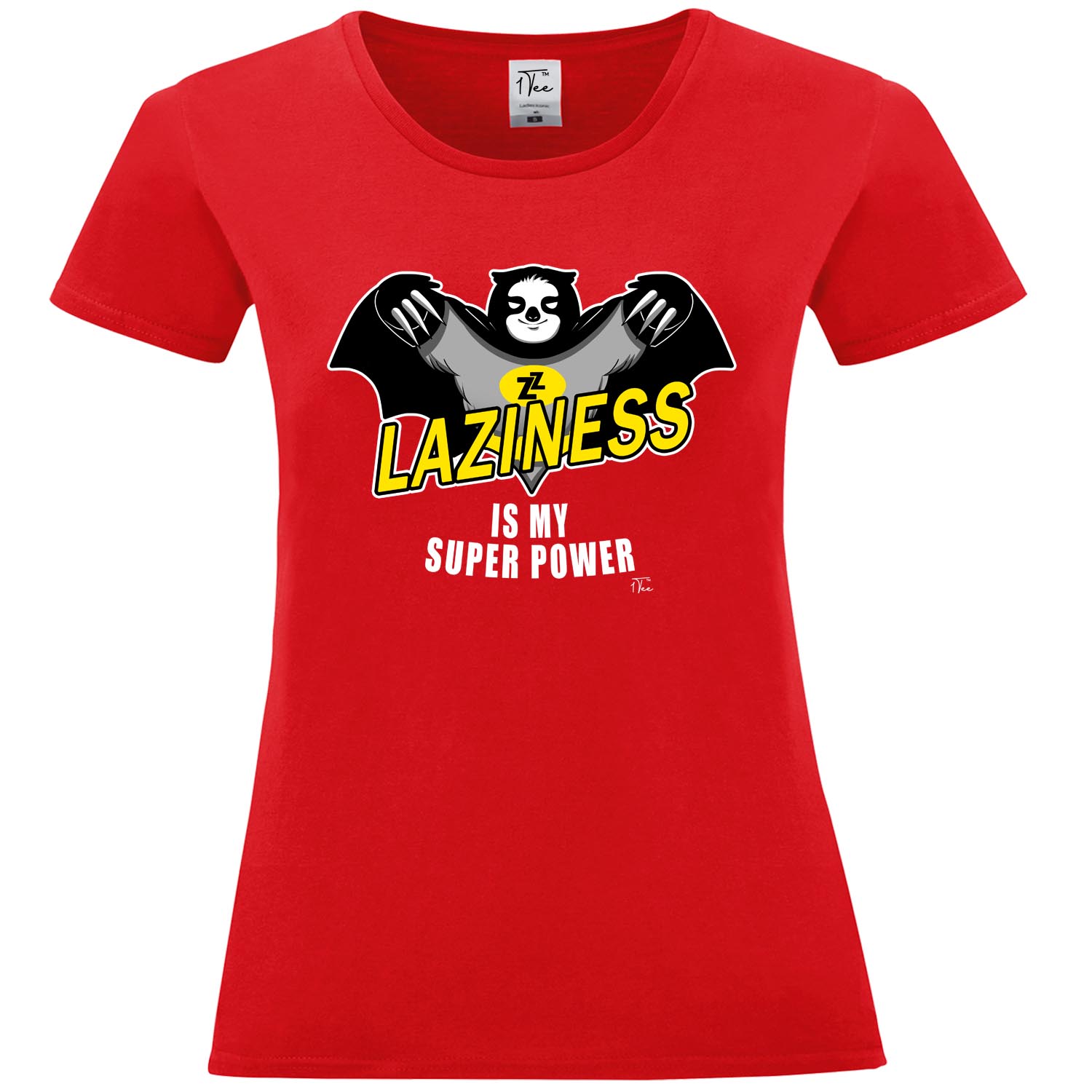 Camiseta para mujer 1Tee Laziness Is My Superpower Sloth - Imagen 22 de 25
