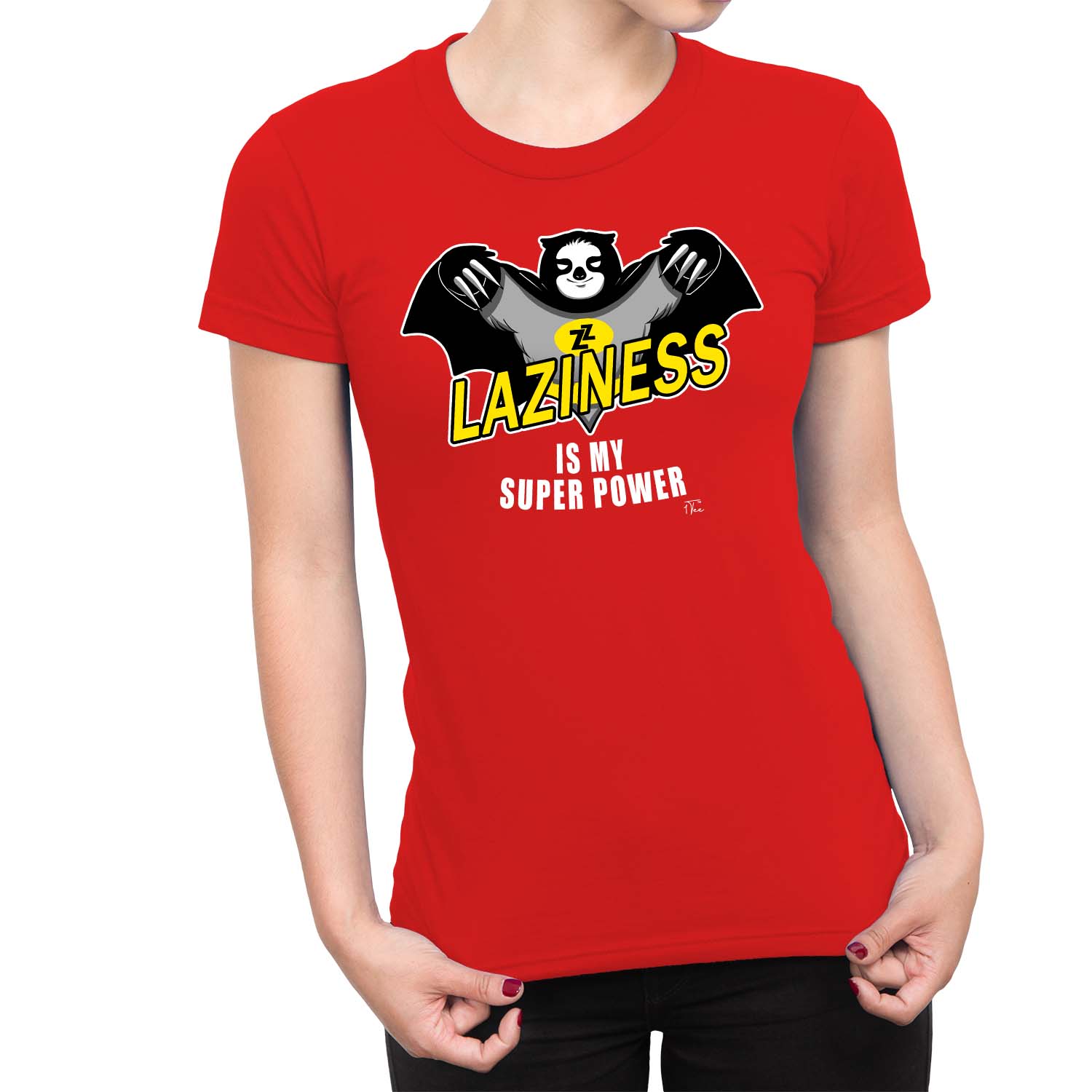 Camiseta para mujer 1Tee Laziness Is My Superpower Sloth - Imagen 21 de 25