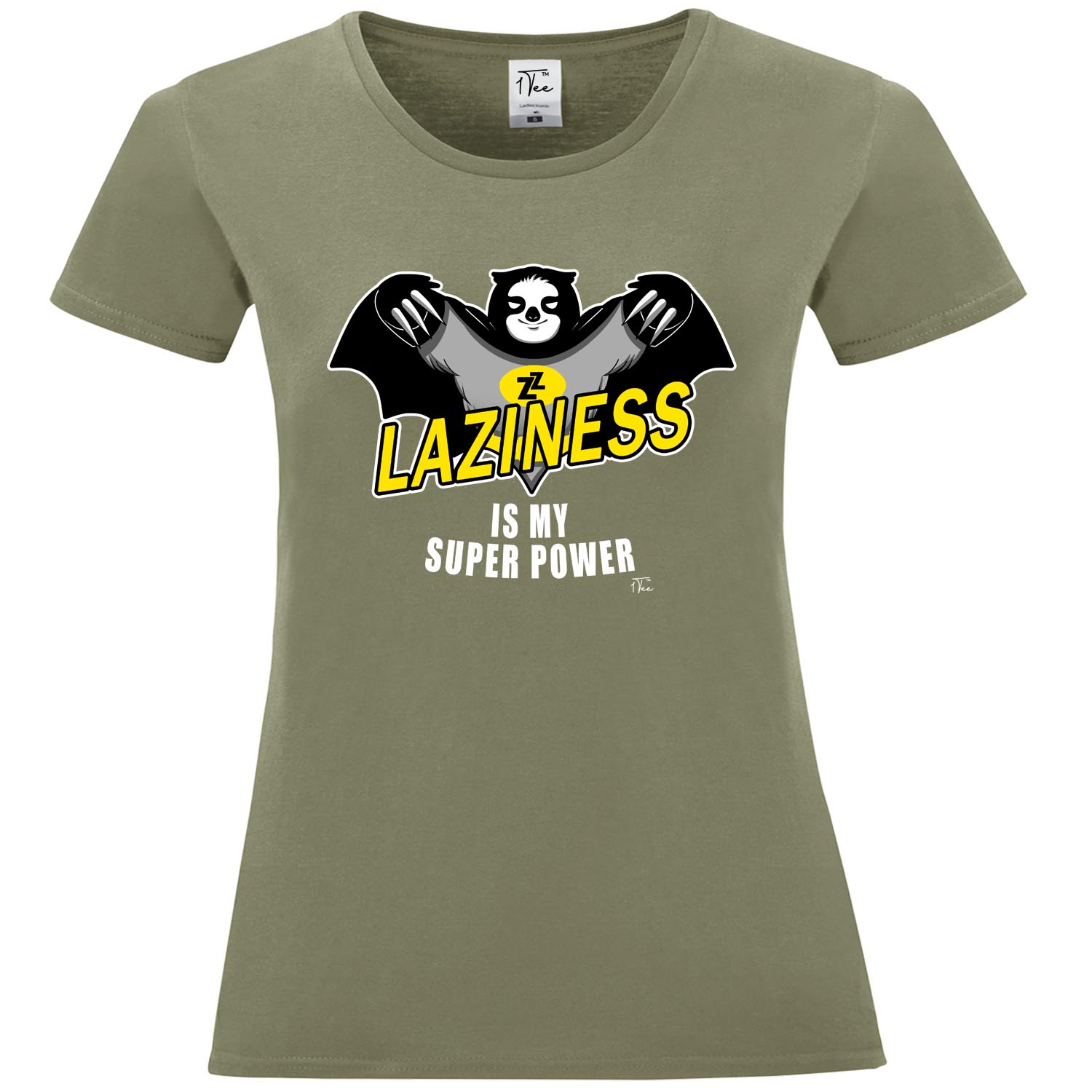 Camiseta para mujer 1Tee Laziness Is My Superpower Sloth - Imagen 17 de 25
