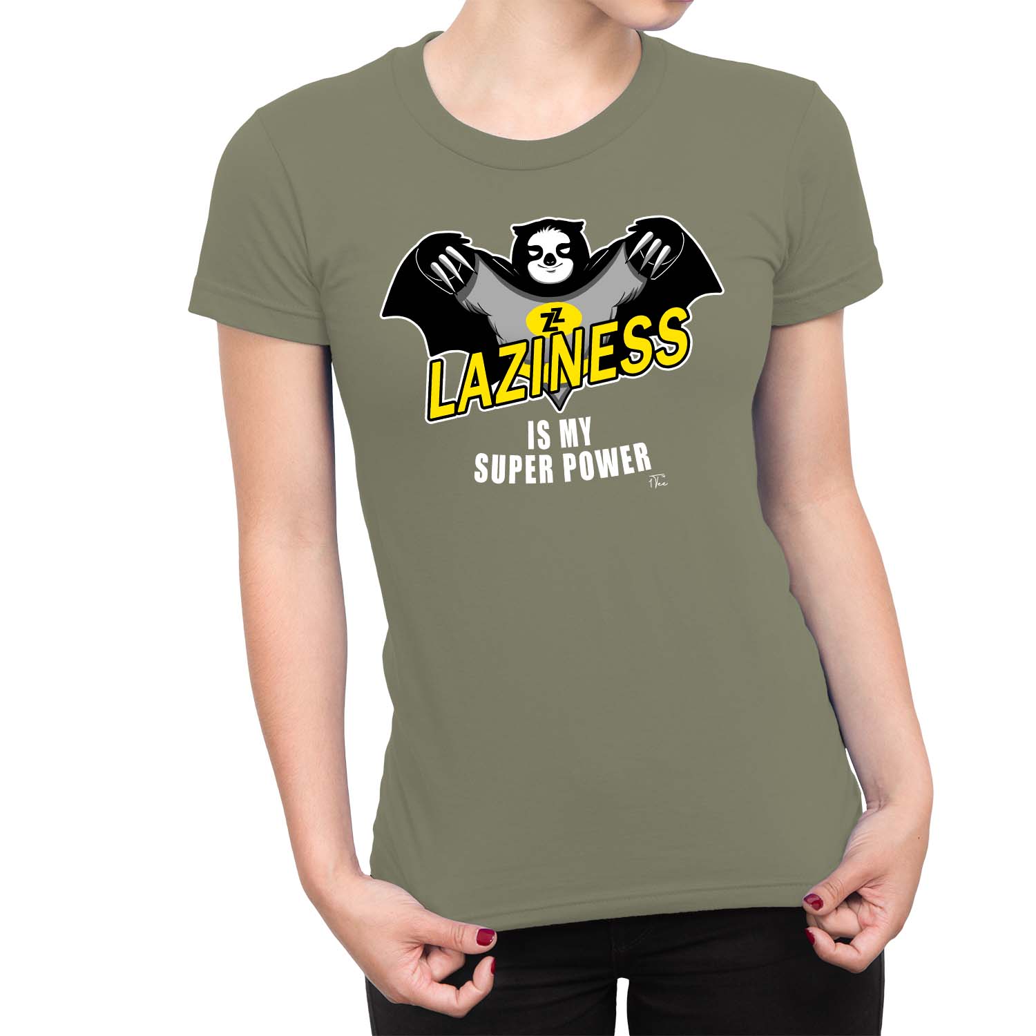 Camiseta para mujer 1Tee Laziness Is My Superpower Sloth - Imagen 16 de 25