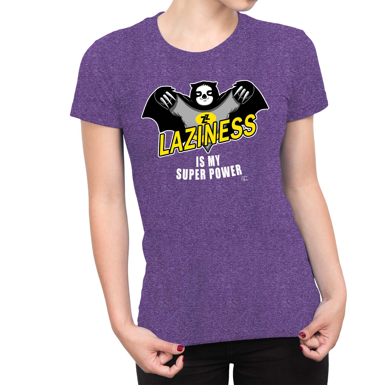 Camiseta para mujer 1Tee Laziness Is My Superpower Sloth - Imagen 11 de 25