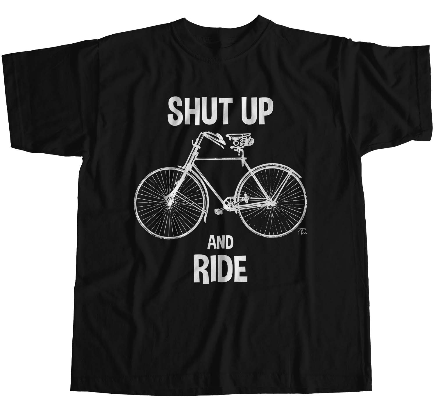 1Tee Womens Loose Fit Shut Up And Ride Cycling T-Shirt | eBay