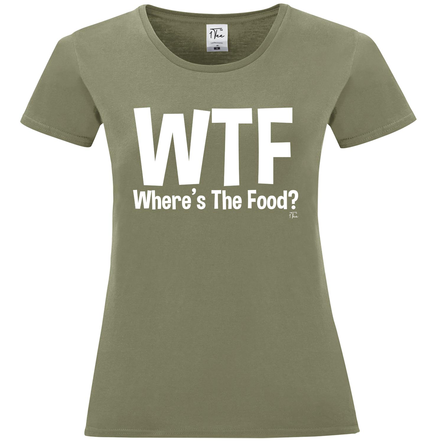 1tee Womens Wtf Where S The Food T Shirt Ebay